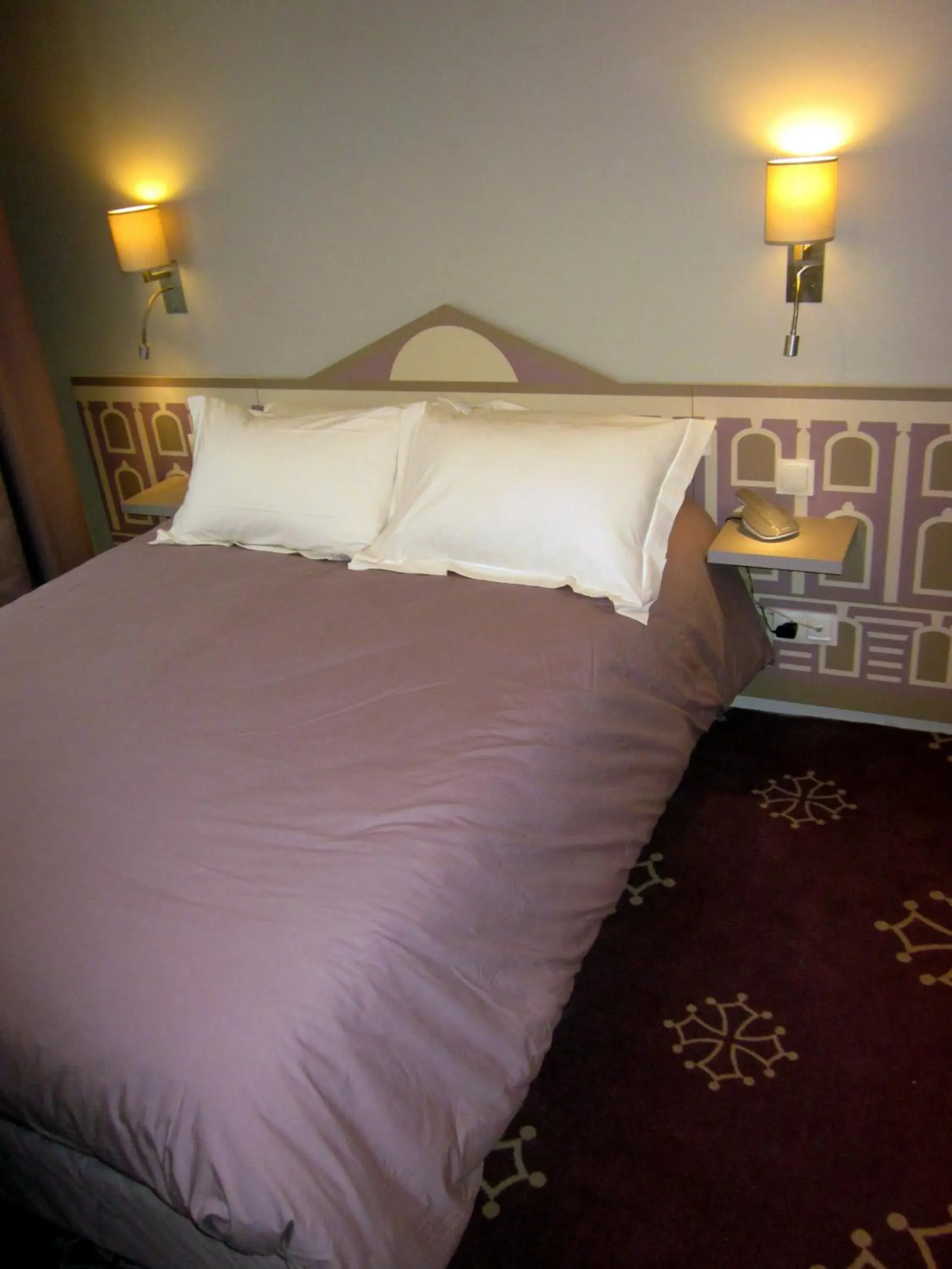 Bed in Hotel Ours Blanc - Wilson