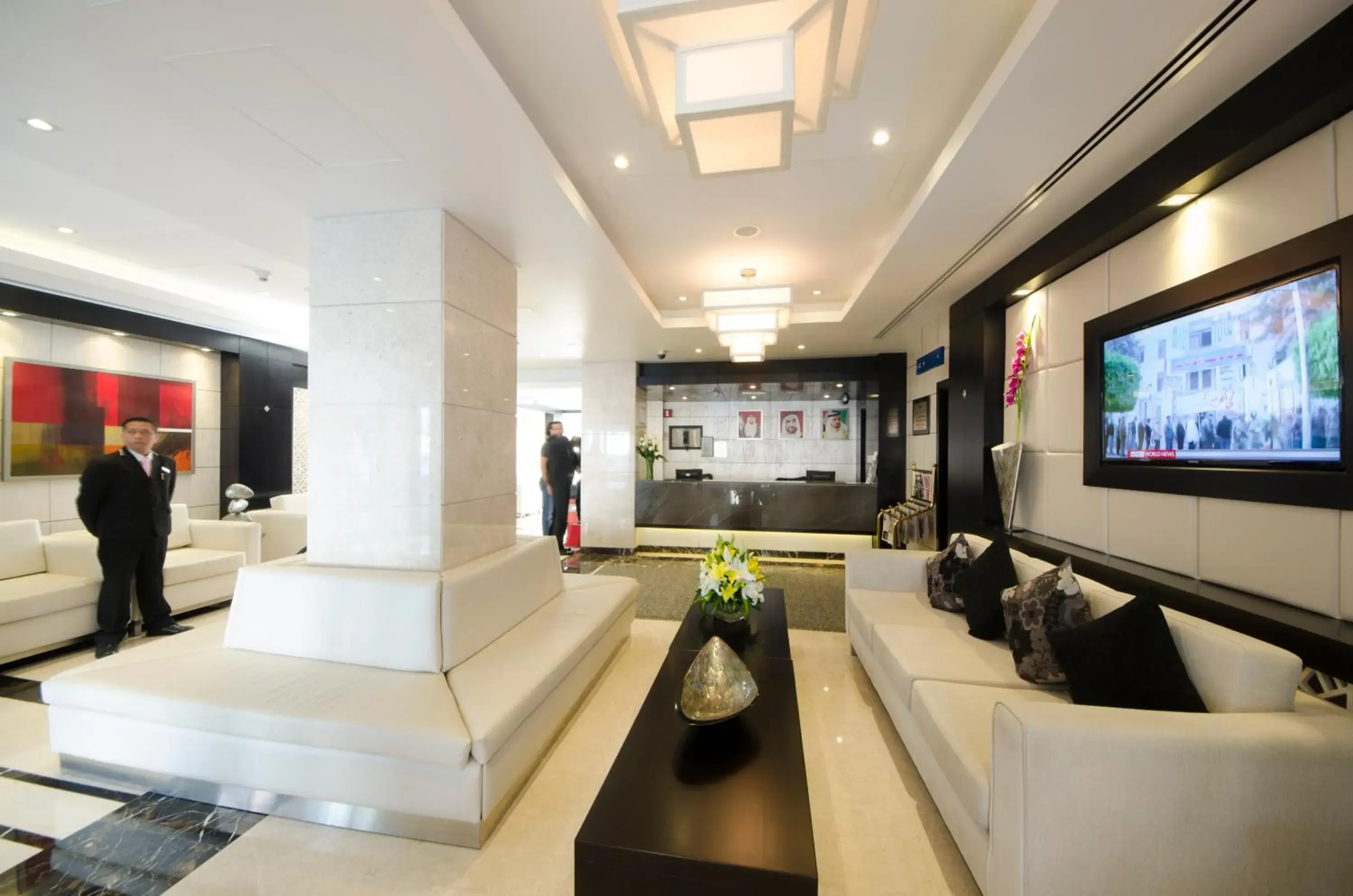 Lobby or reception, Lounge/Bar in The Apartments, Dubai World Trade Centre Hotel Apartments