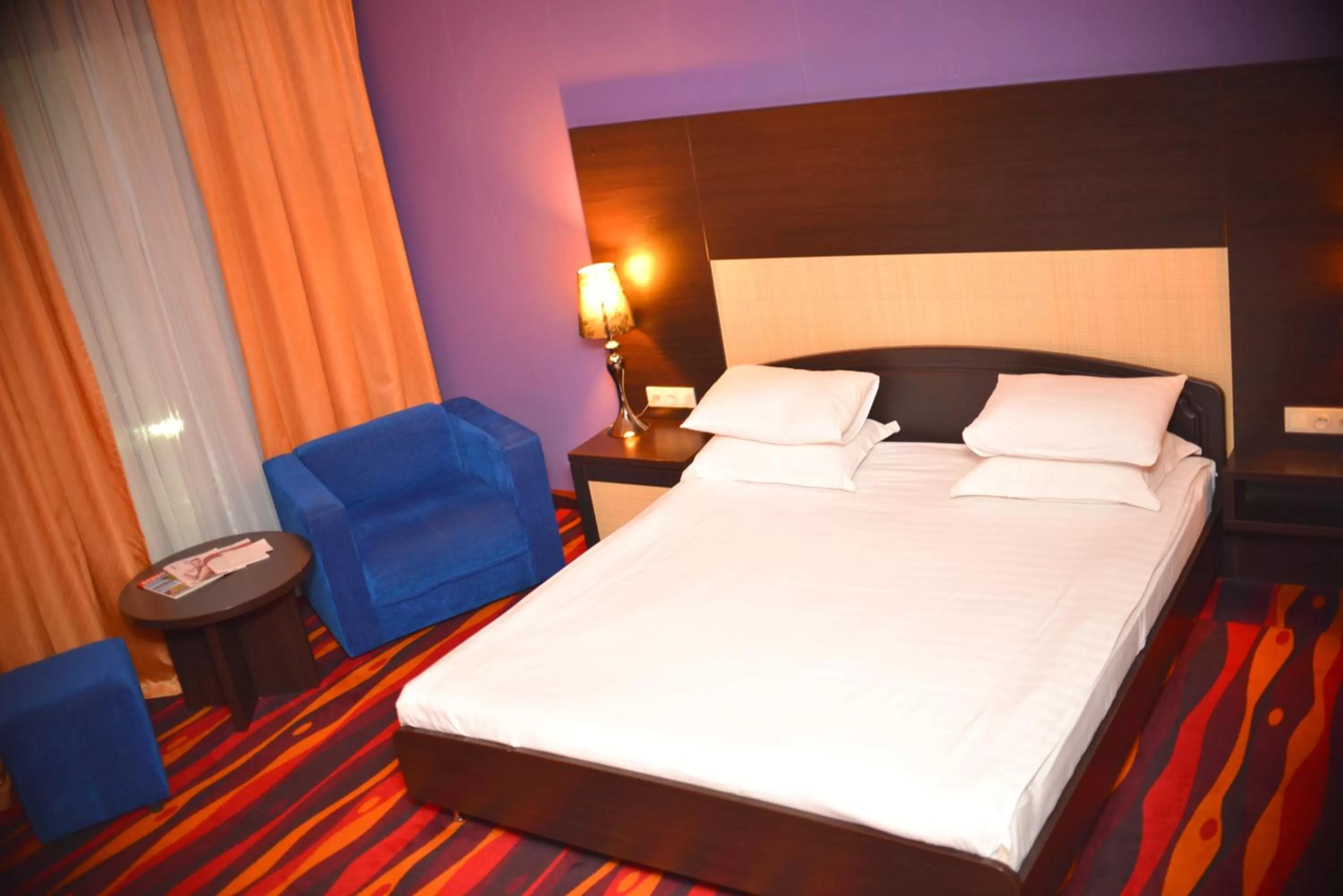 Bed in Sapar Standart Hotel