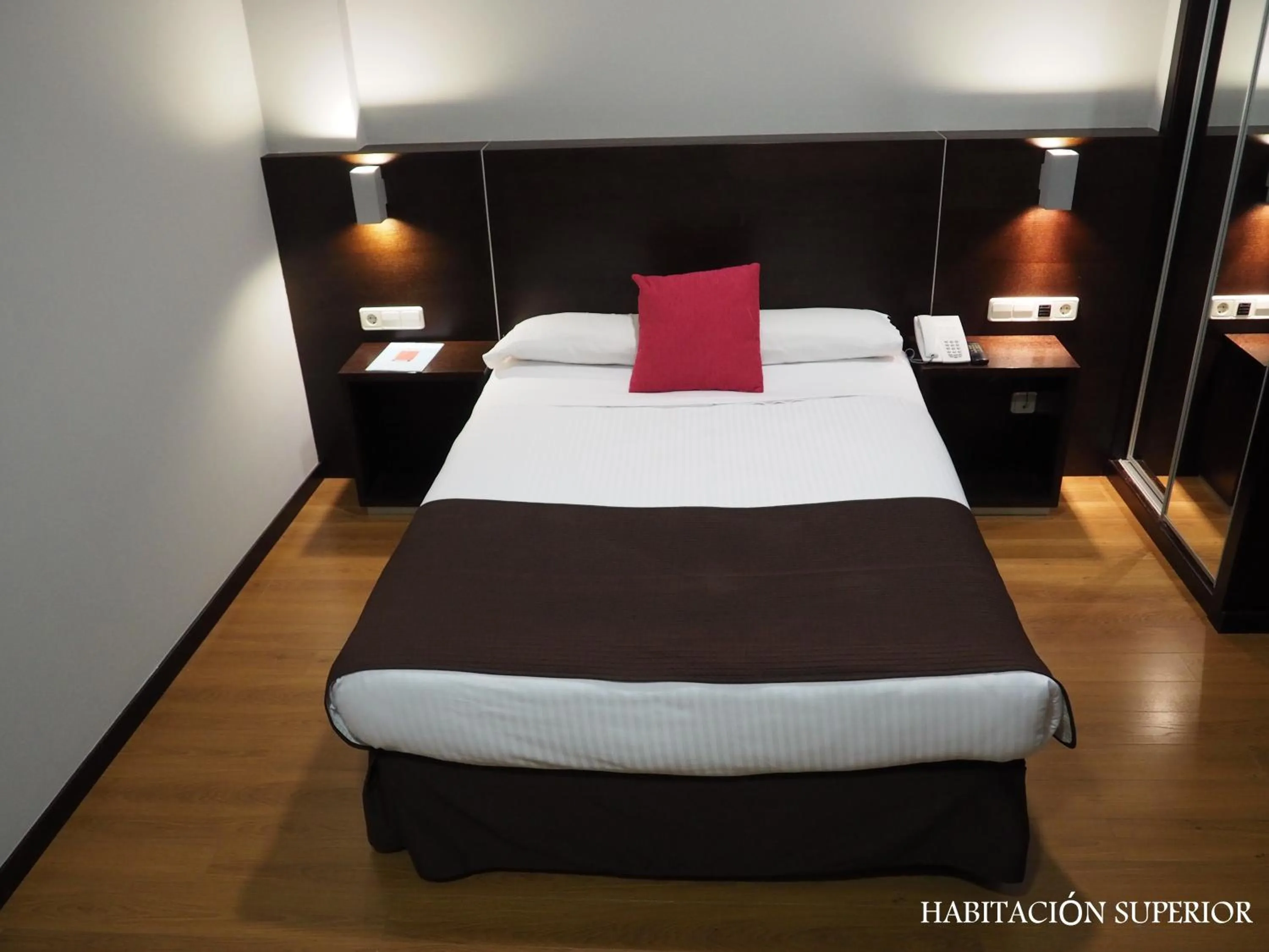 Bed in Hotel Junquera