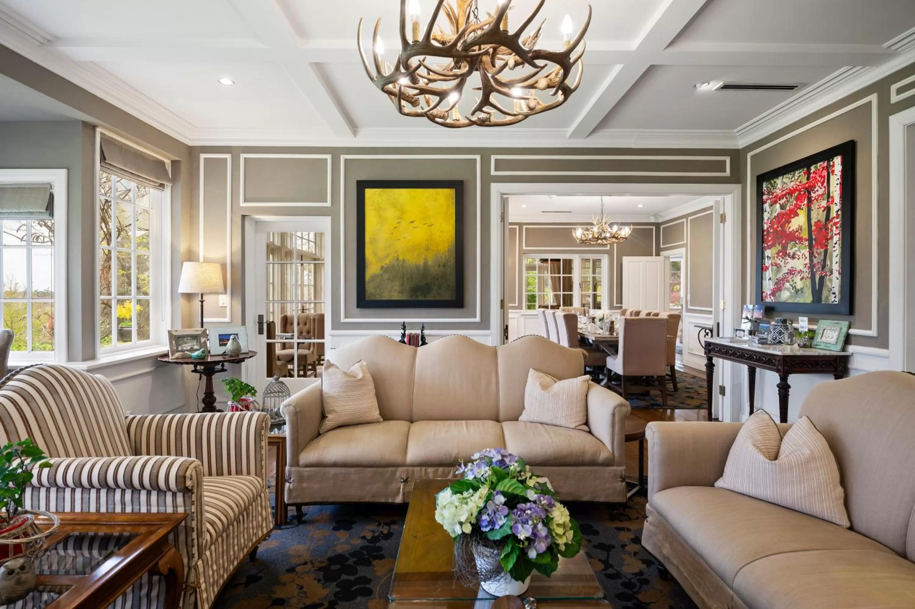 Lobby or reception in Parklands Country Gardens & Lodges Blue Mountains