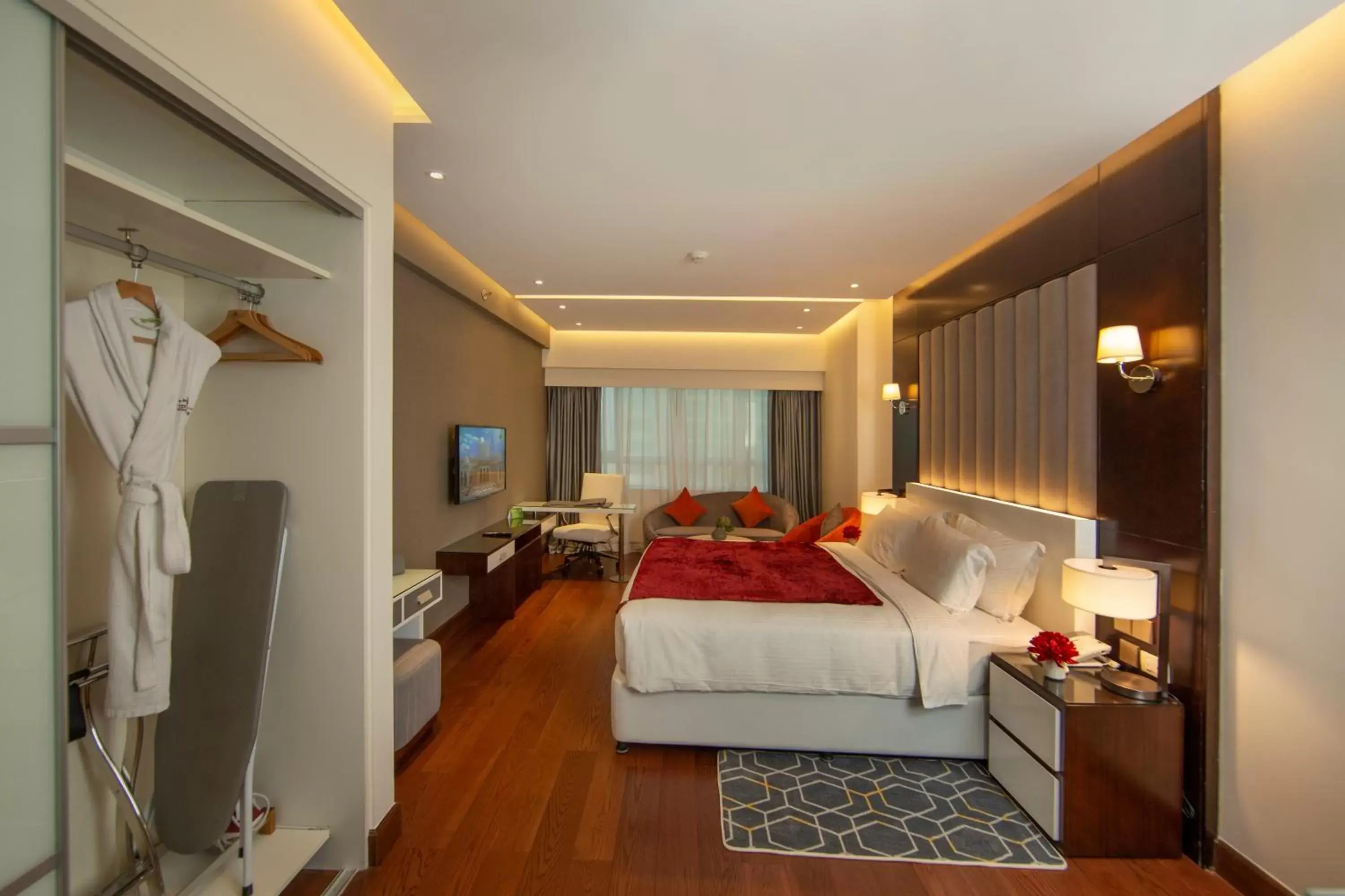 Photo of the whole room in Number One Tower Suites Hotel