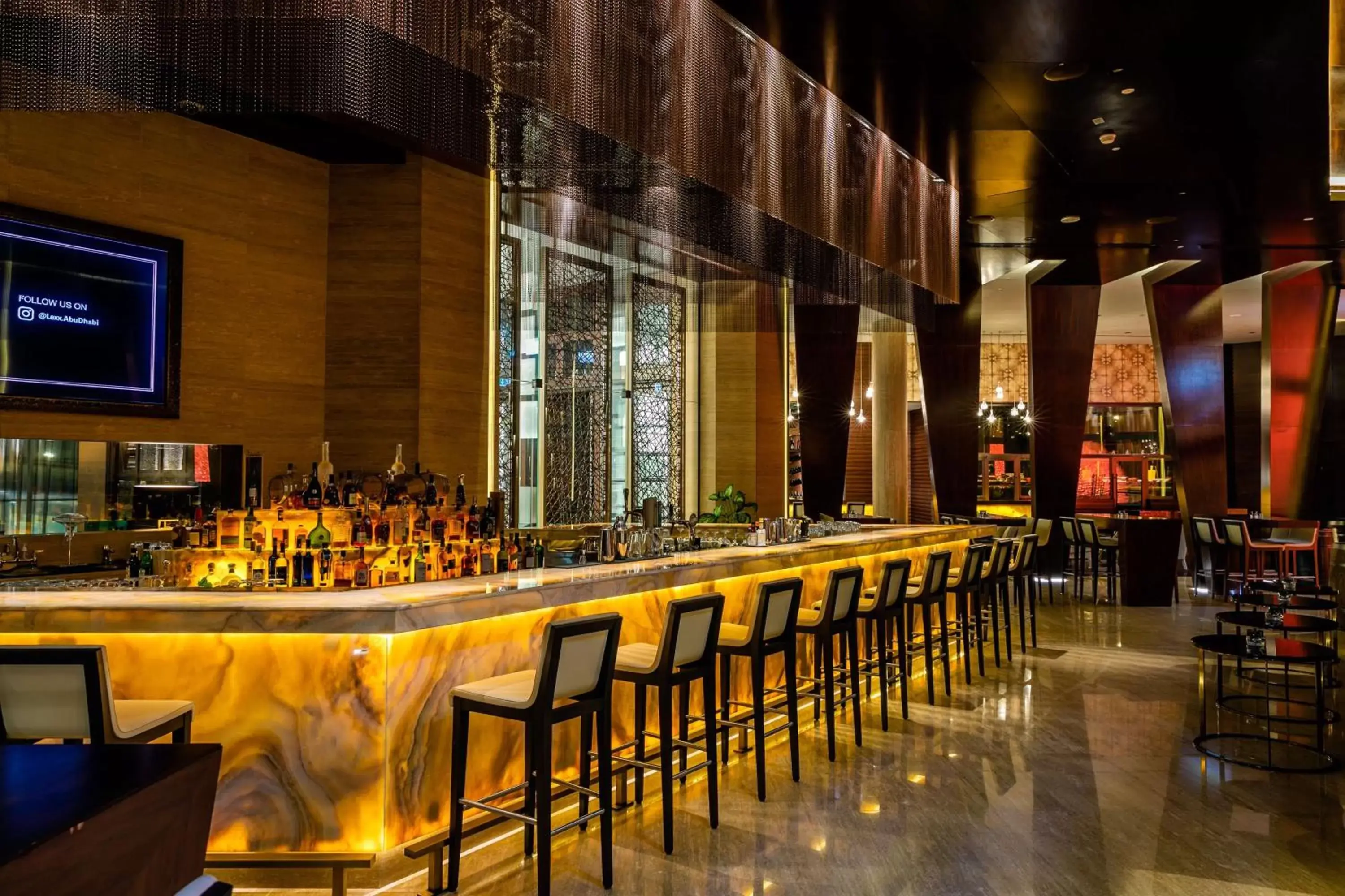 Lounge or bar, Restaurant/Places to Eat in Grand Hyatt Abu Dhabi Hotel & Residences Emirates Pearl