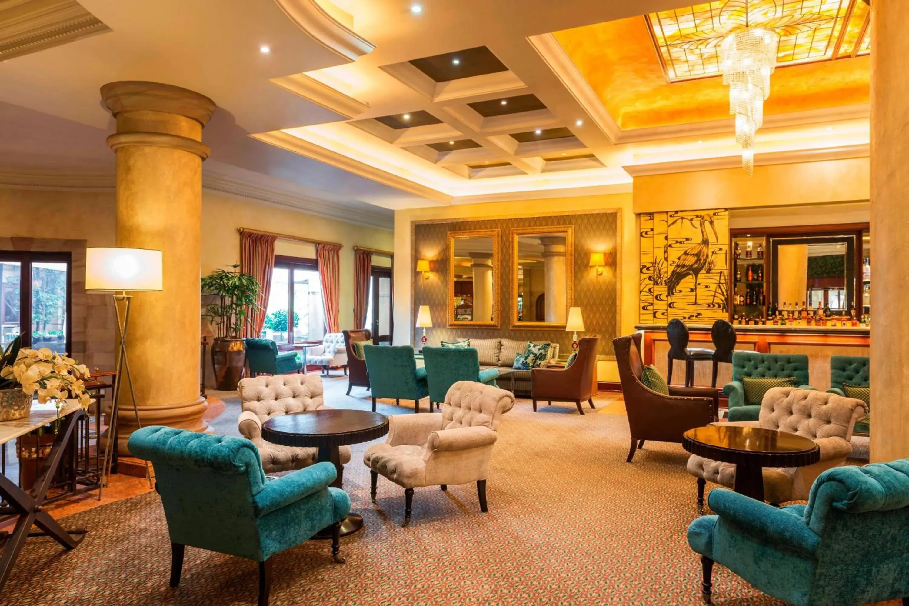 Lounge or bar, Lobby/Reception in Sheraton Pretoria Hotel