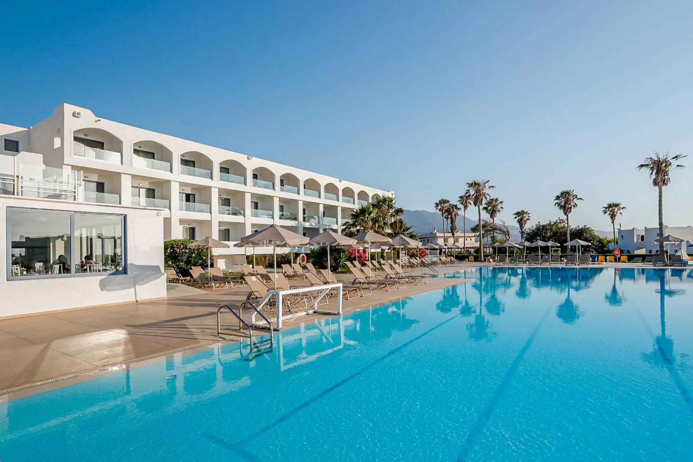 Property building, Swimming Pool in The Aeolos Beach Hotel