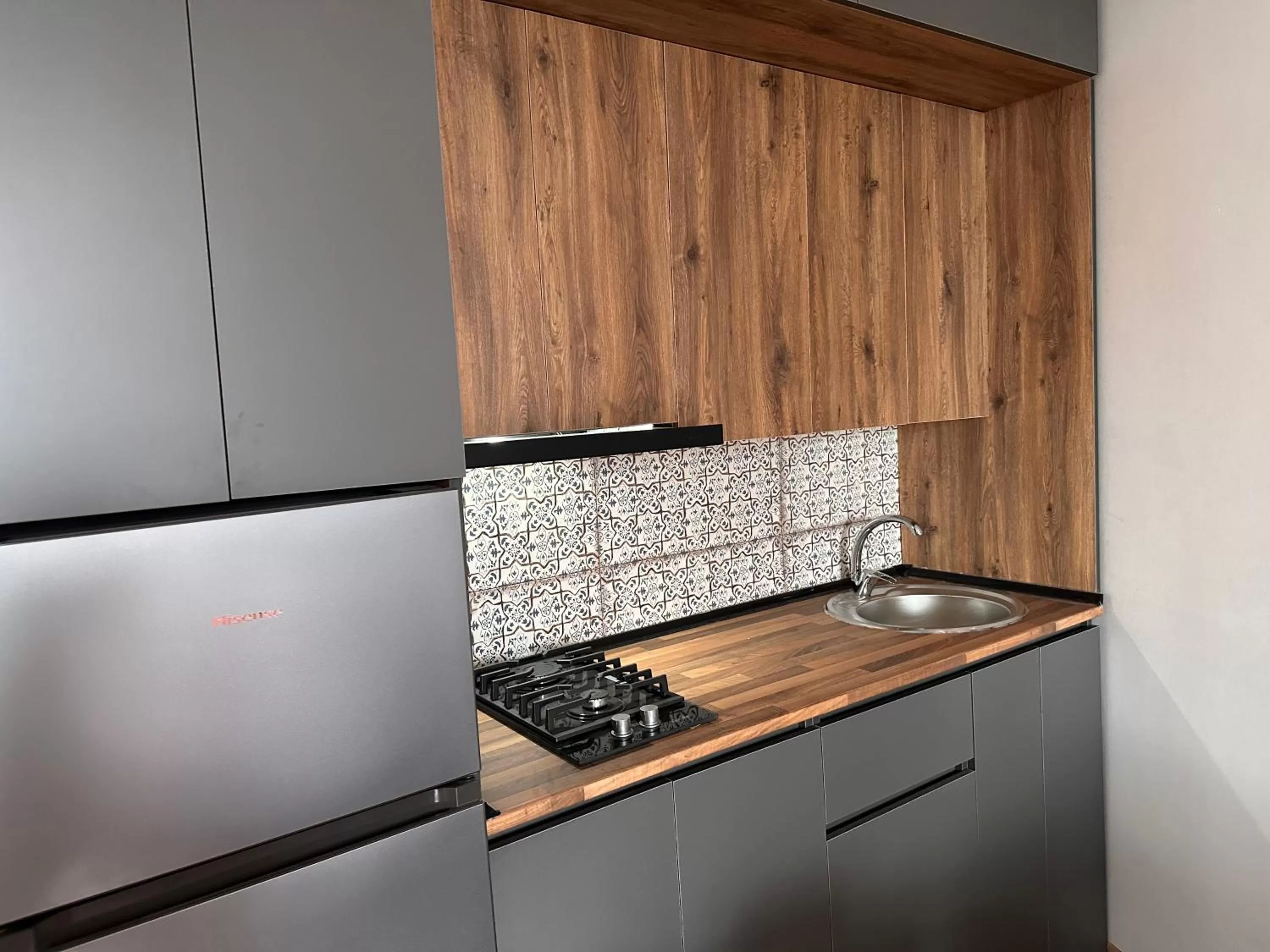 Kitchen or kitchenette in Aparthotel costa