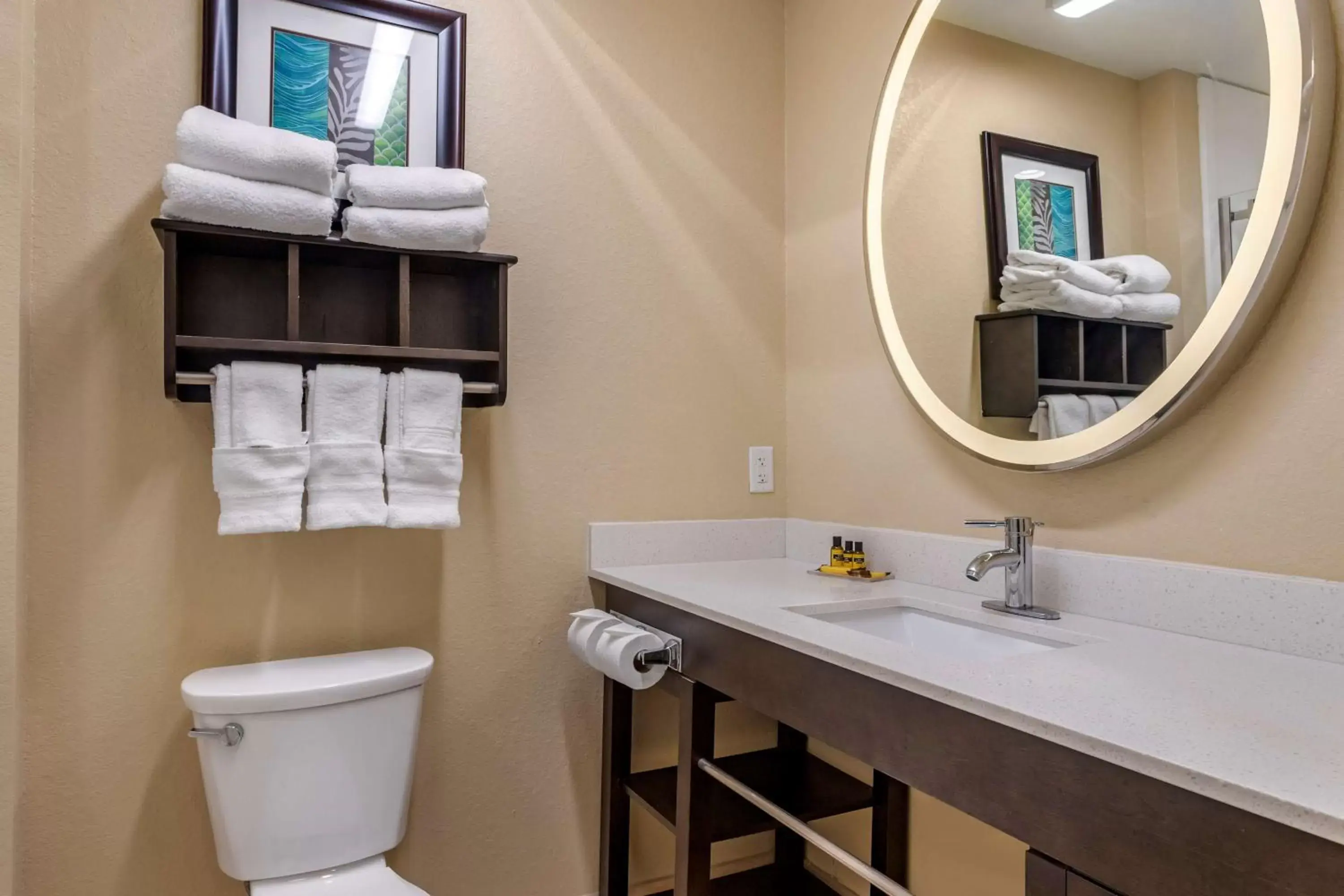 Bathroom in Best Western Plus Galveston Suites