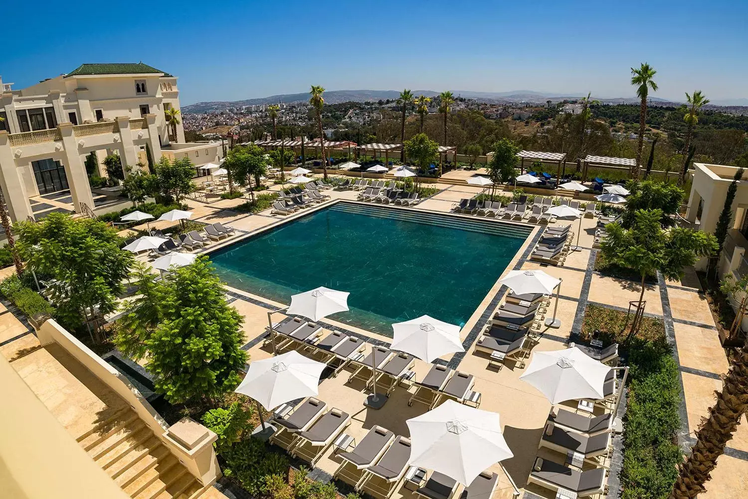 Swimming pool, Pool View in Fairmont Tazi Palace Tangier