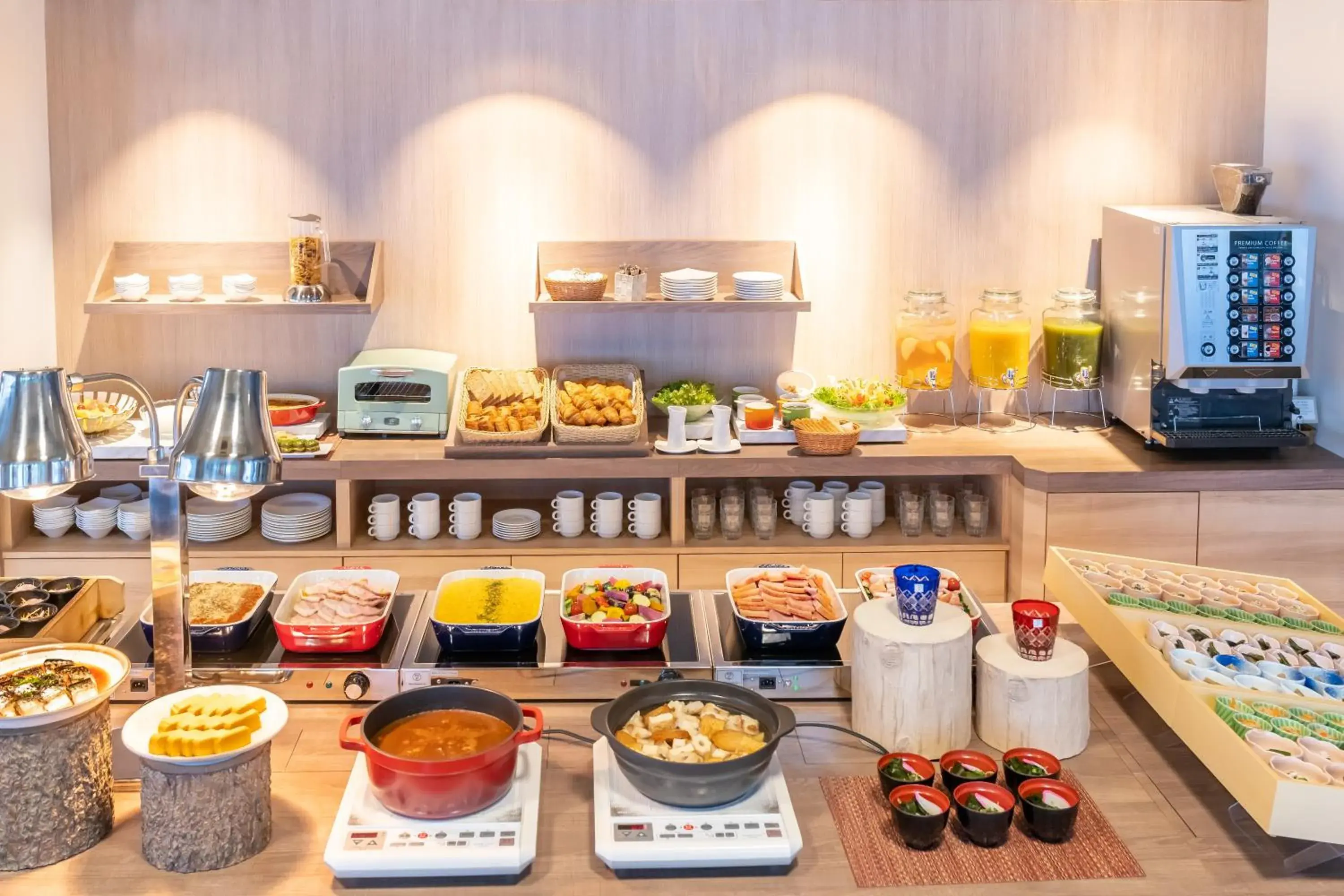 Breakfast, Food in Premier Hotel -Cabin - Shinjuku