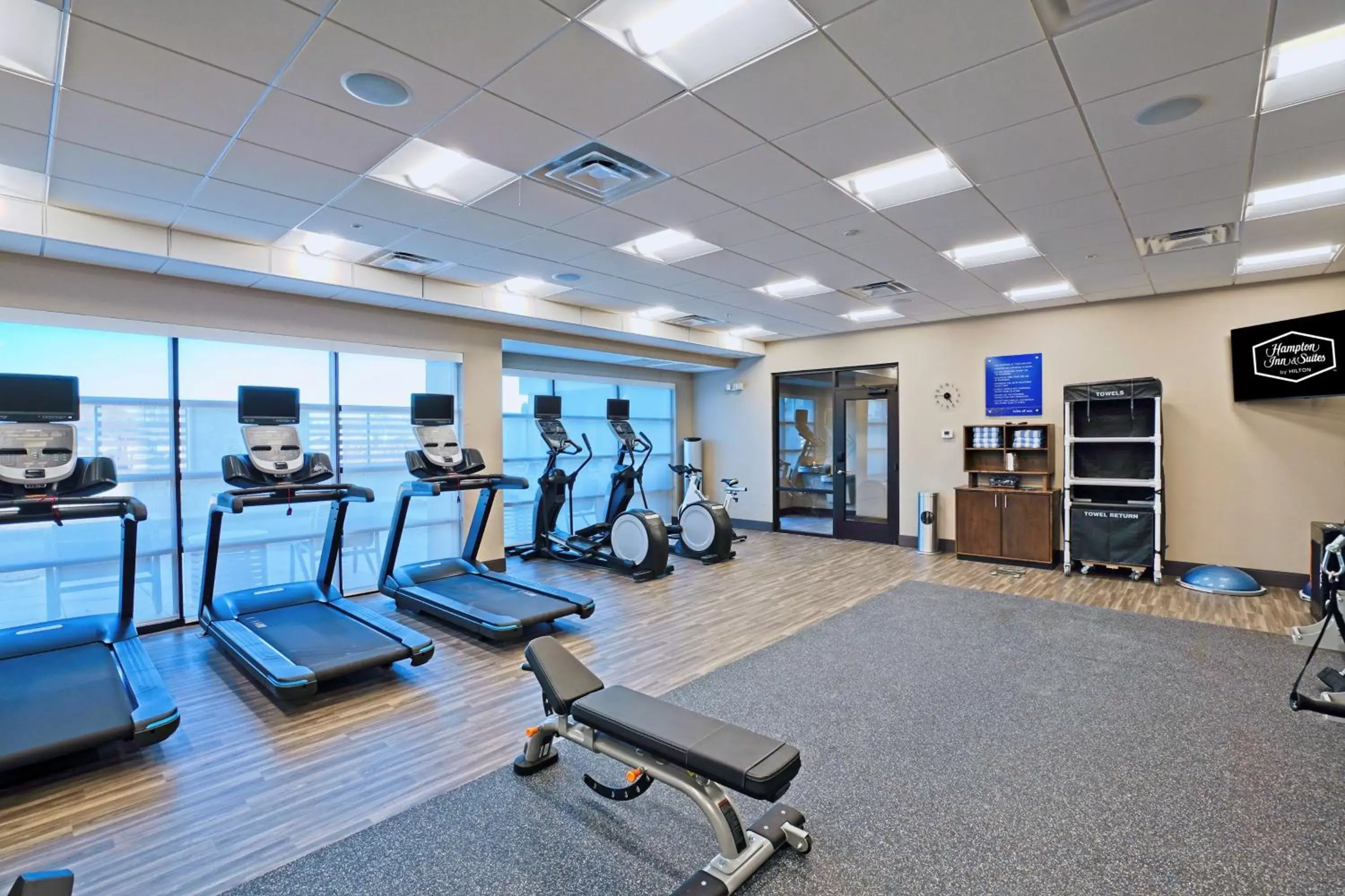 Fitness centre/facilities, Fitness Center/Facilities in Hampton Inn & Suites Lubbock University, Tx