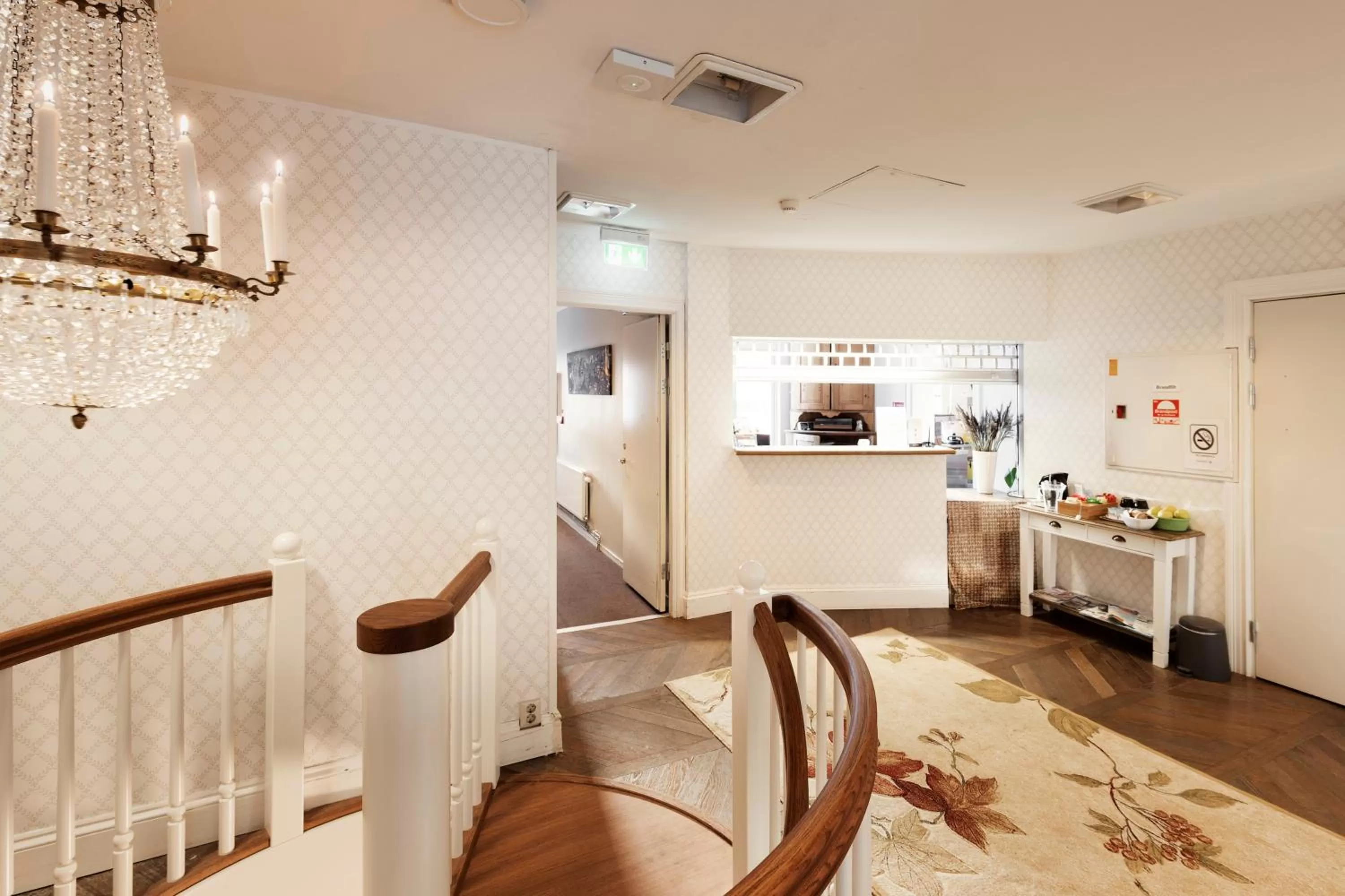 Lobby or reception in SPiS Hotell Amber