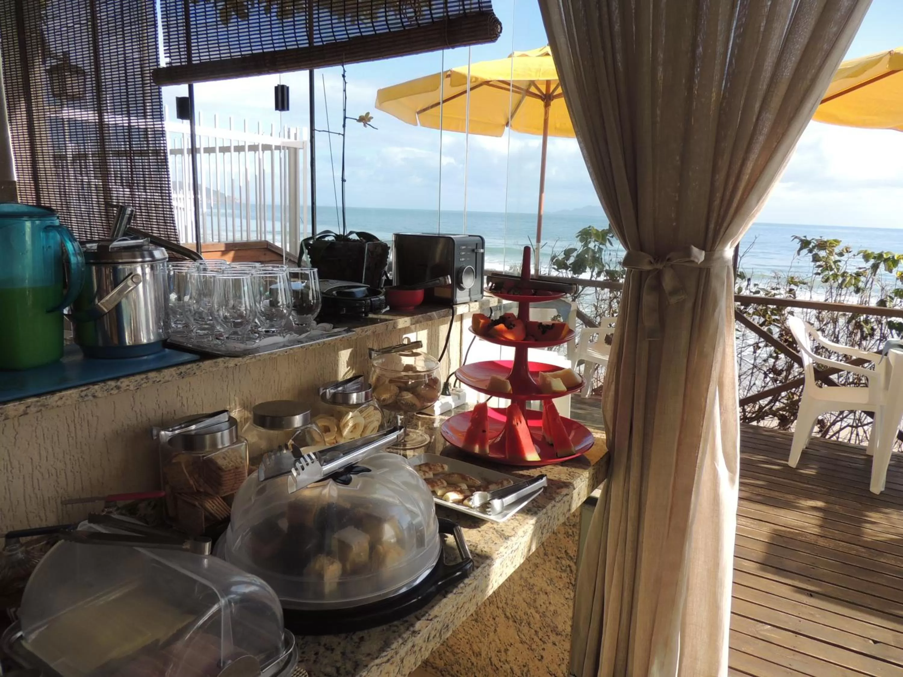 Buffet breakfast in Pousada Ancoradouro's