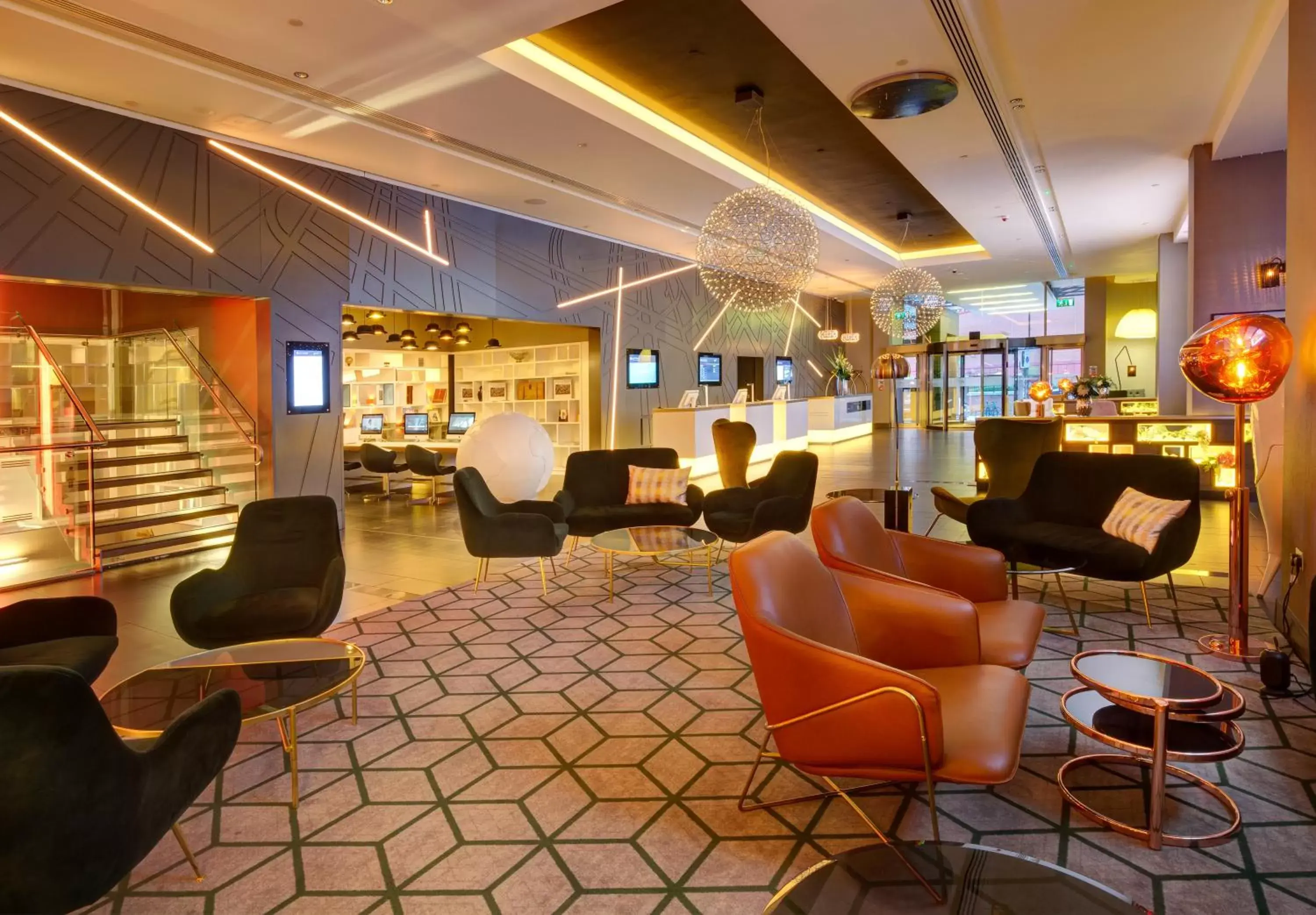 Lobby or reception, Lounge/Bar in Pullman London St Pancras