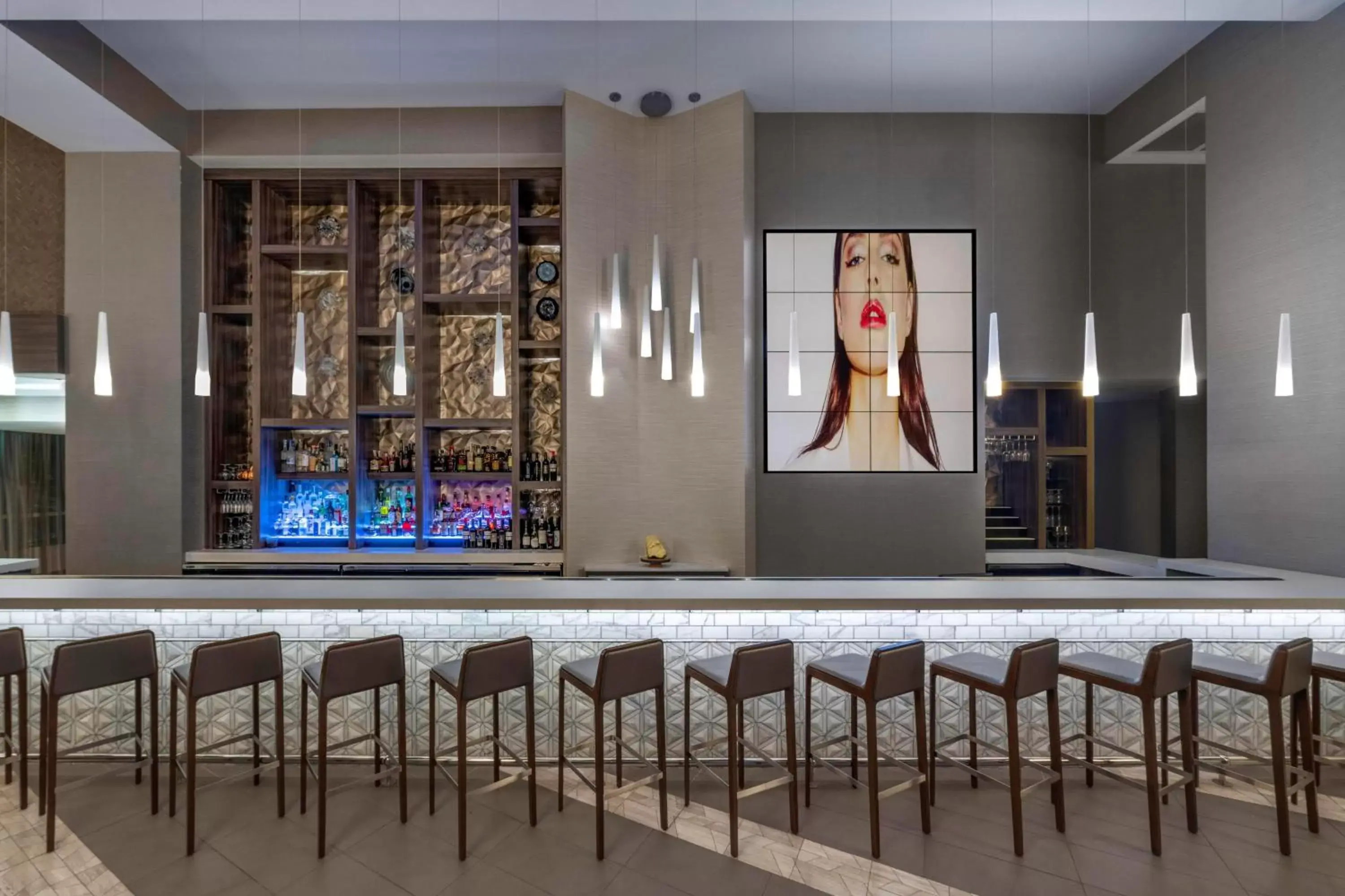 Lounge or bar, Lounge/Bar in AC Hotel by Marriott Charlotte City Center