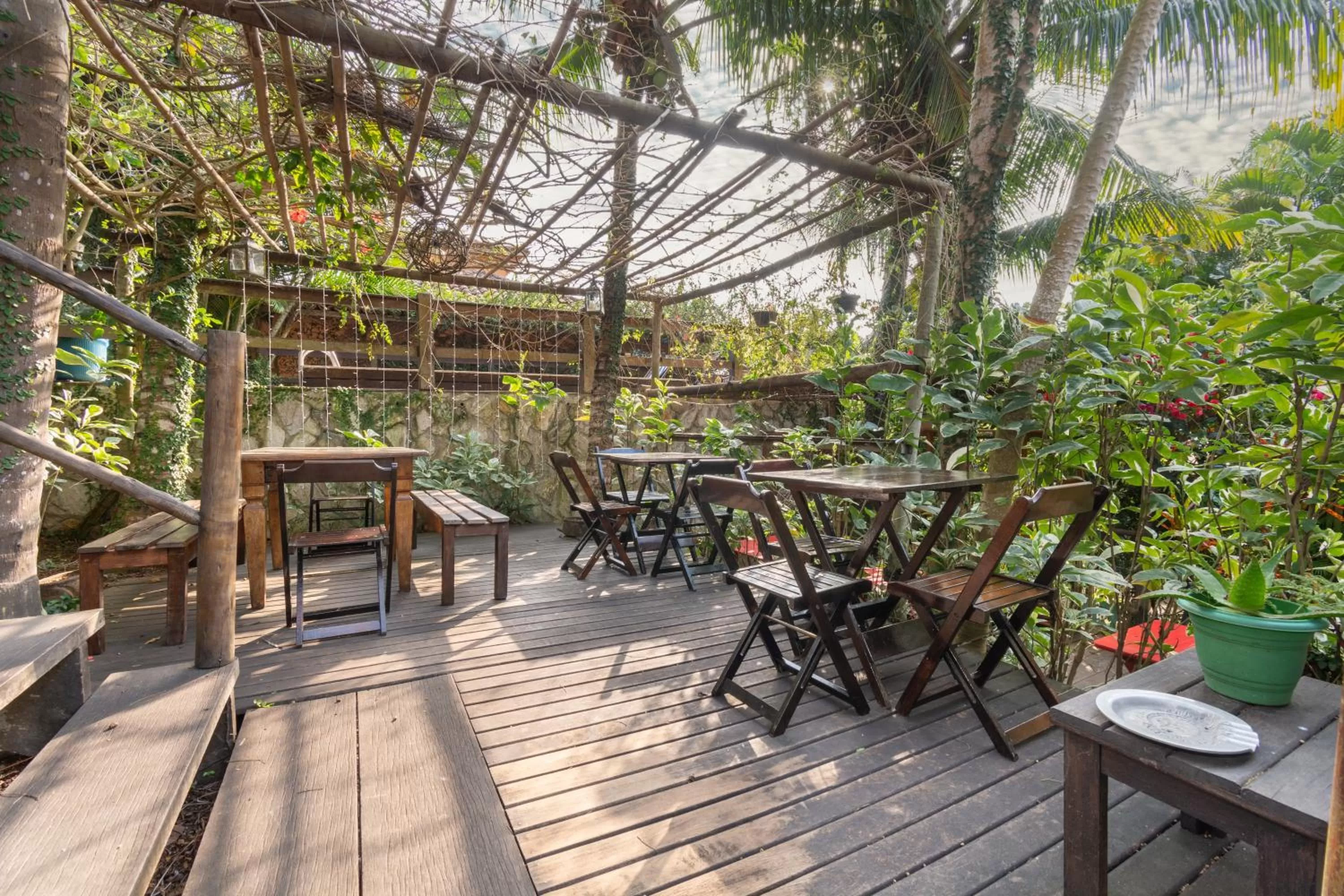 Patio in Pousada Afrika