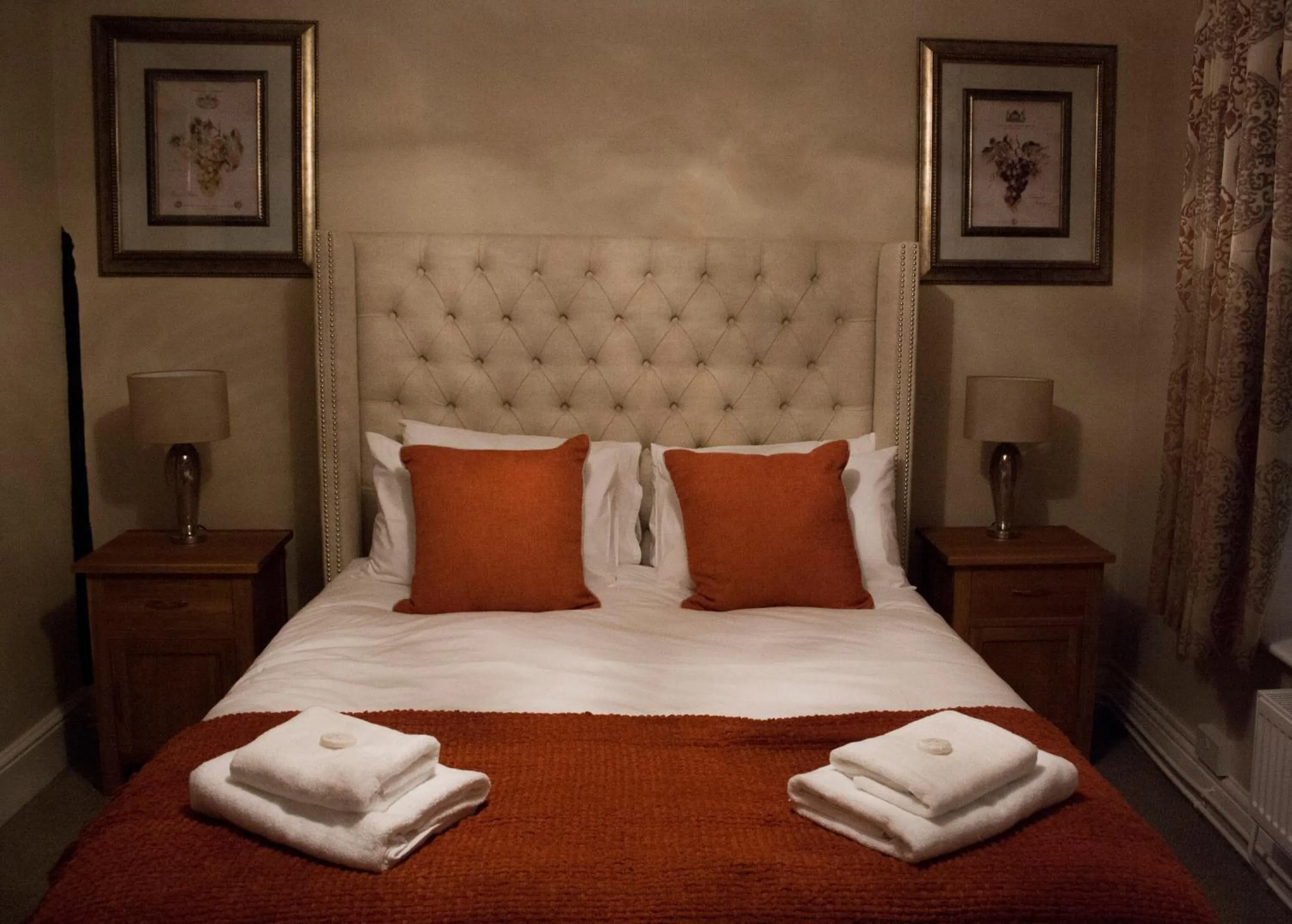 Decorative detail, Bed in The Swan Hotel Bar and Grill