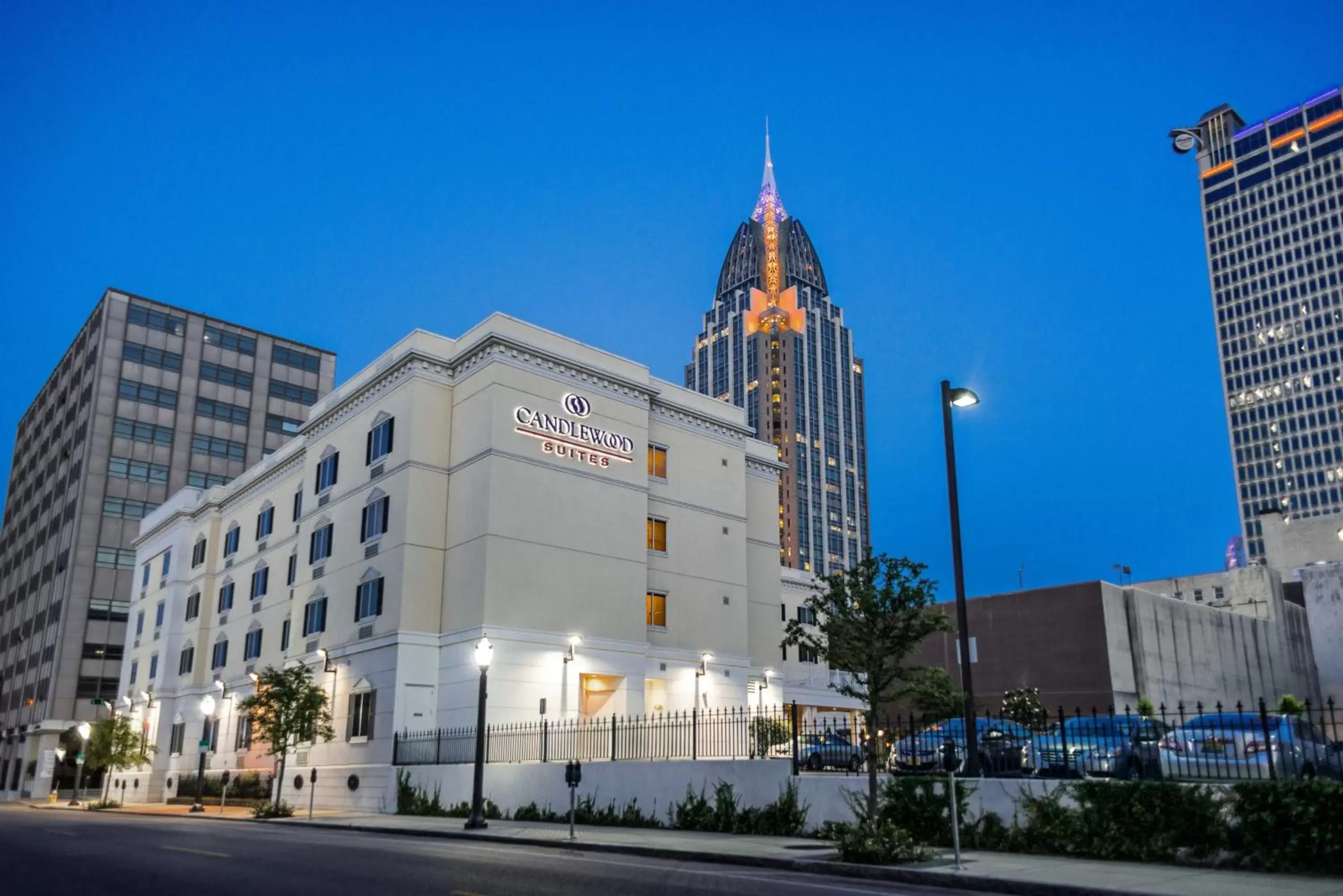 Property building in Candlewood Suites Mobile-Downtown, an IHG Hotel