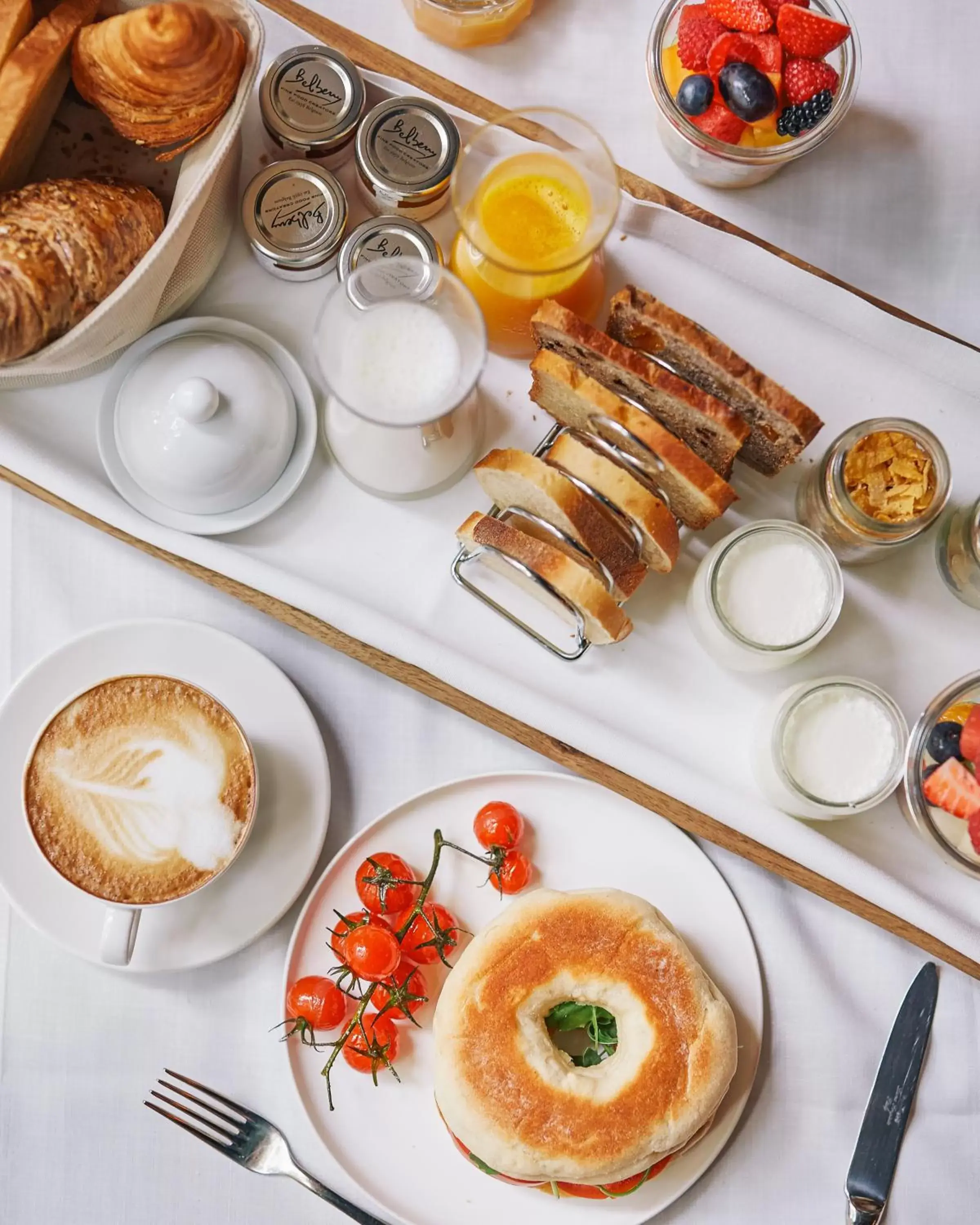 Food and drinks, Breakfast in Hotel Neri – Relais & Chateaux