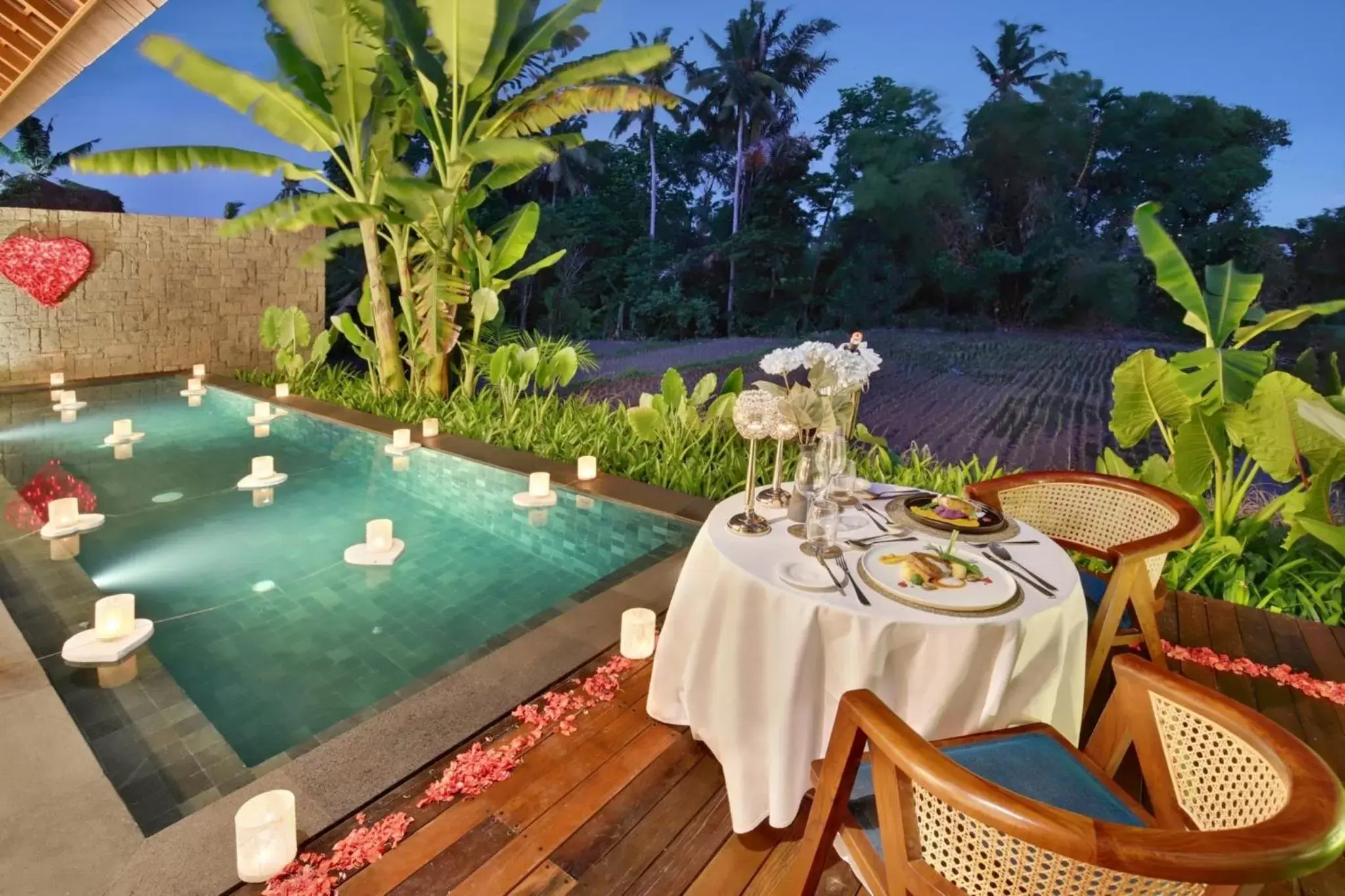 Dinner, Restaurant/Places to Eat in Kaamala Resort Ubud by Ini Vie Hospitality