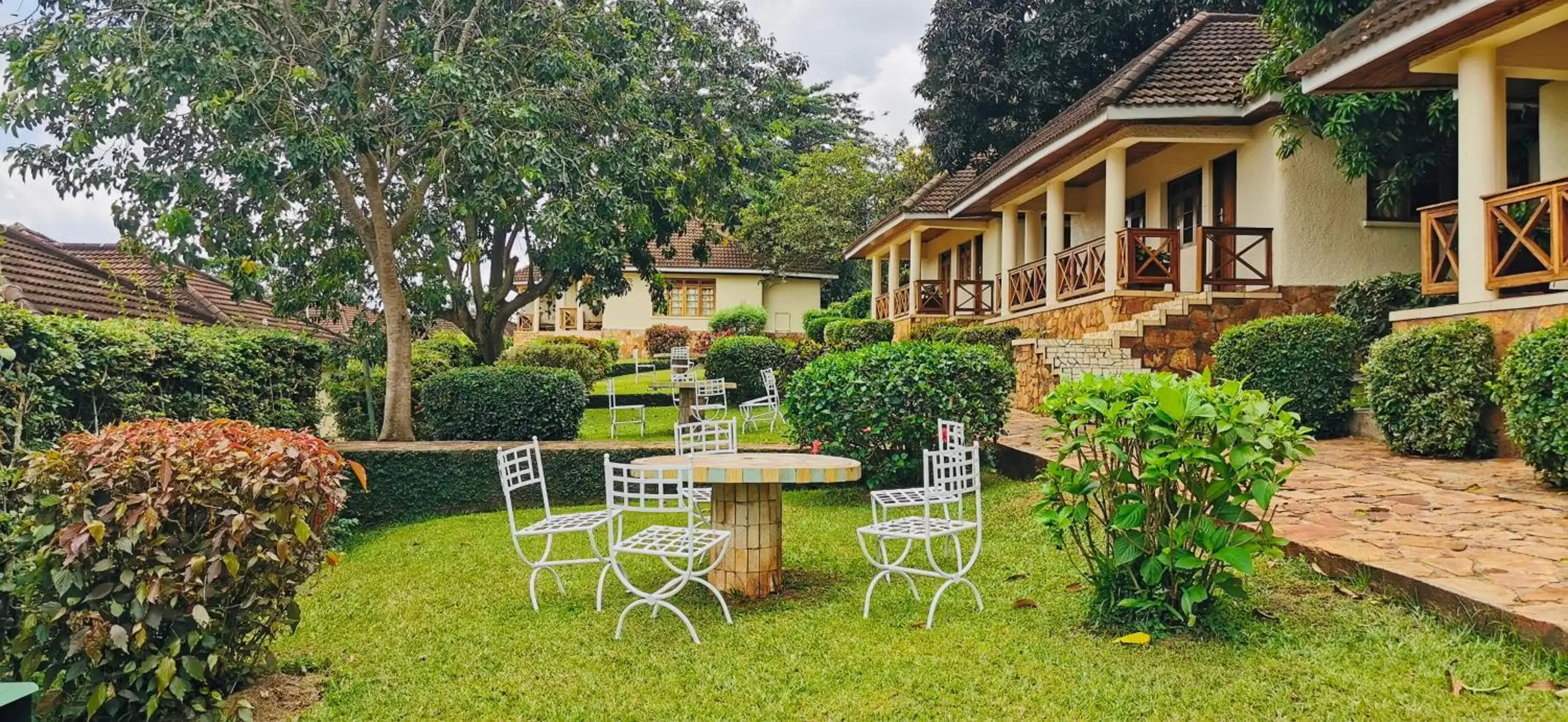 Property building, Garden in Jinja Nile Resort