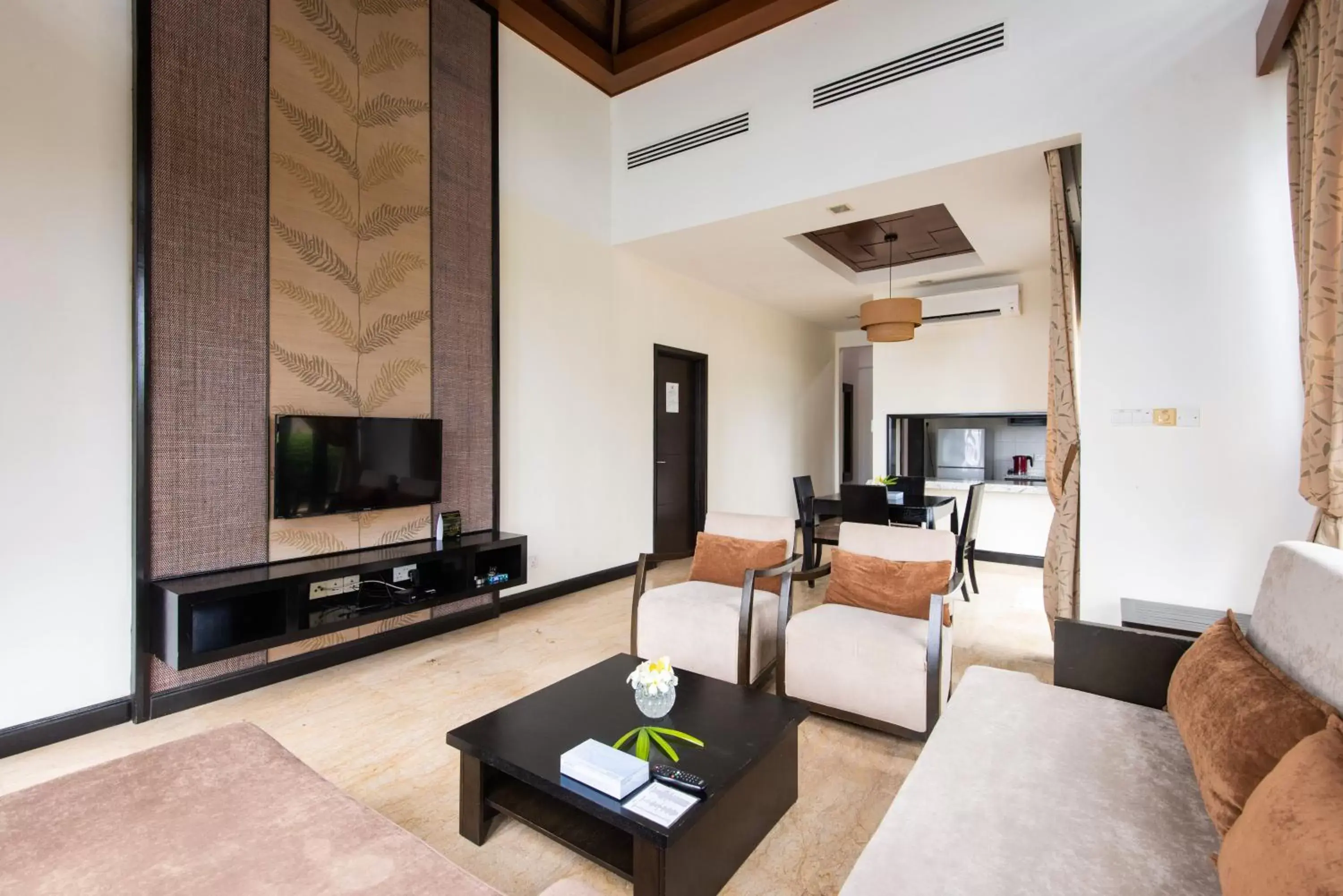 Seating Area in Sabah Beach Villas & Suites