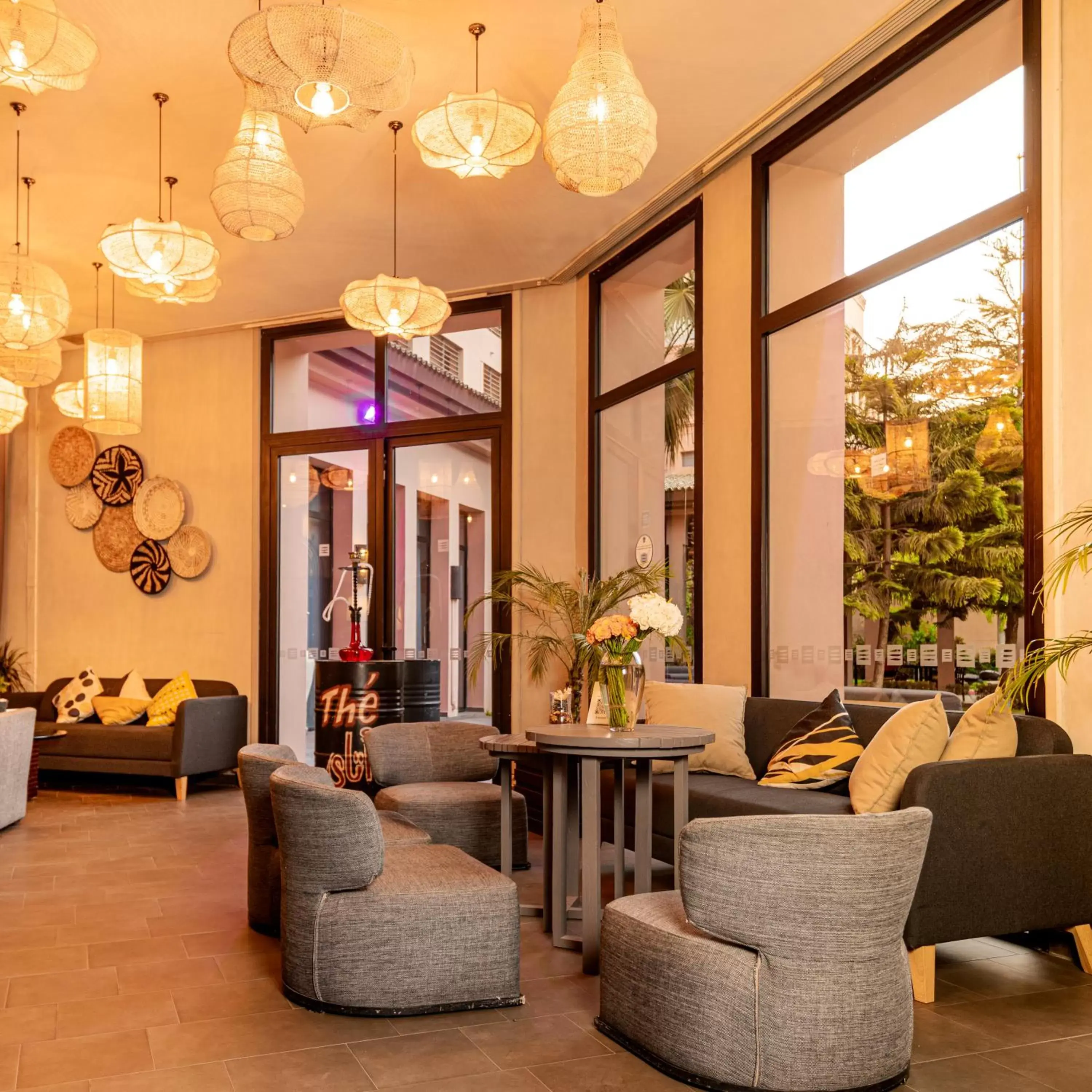 Lounge or bar in Novotel Marrakech Hivernage