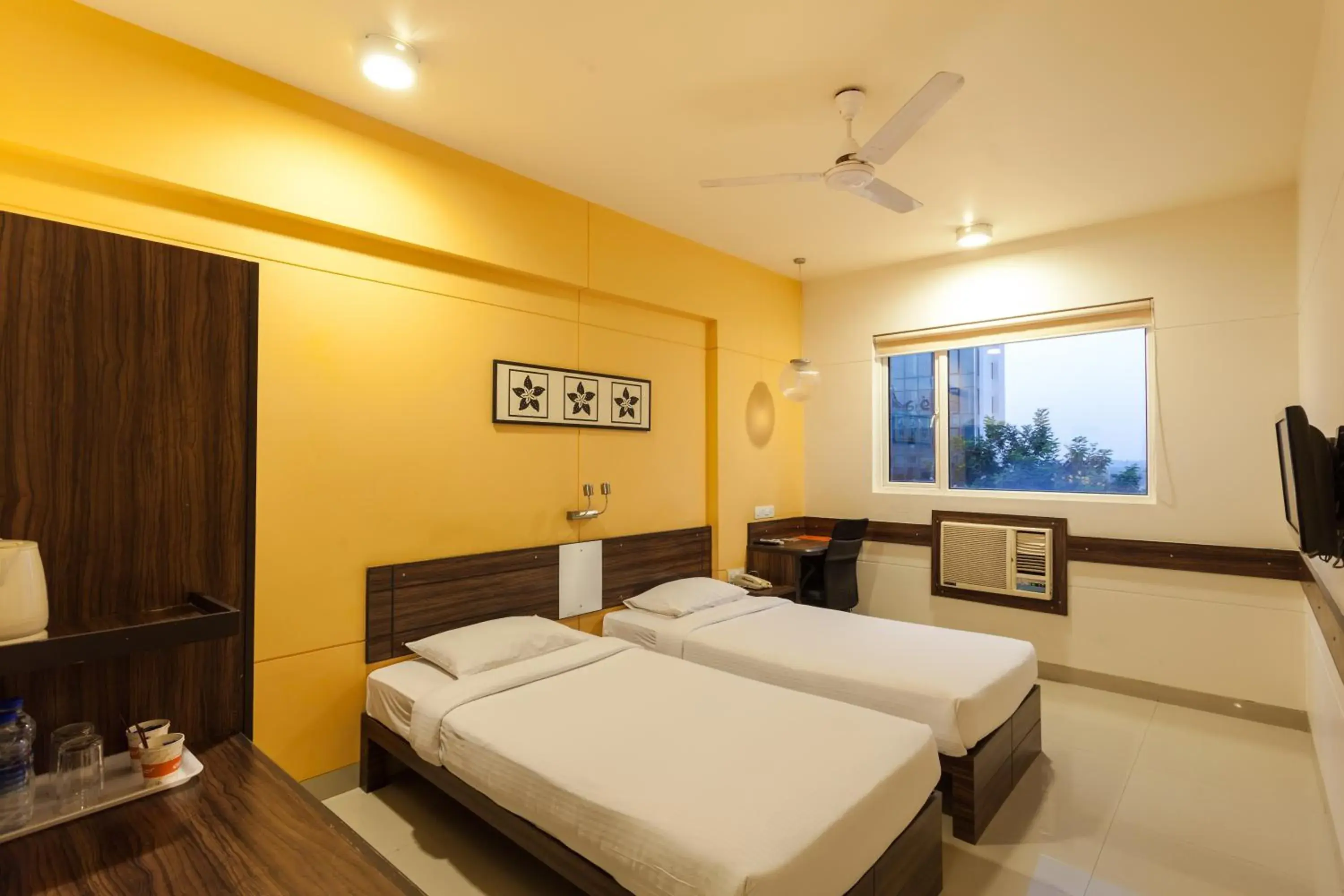 Bedroom, Bed in Ginger Hotel Surat