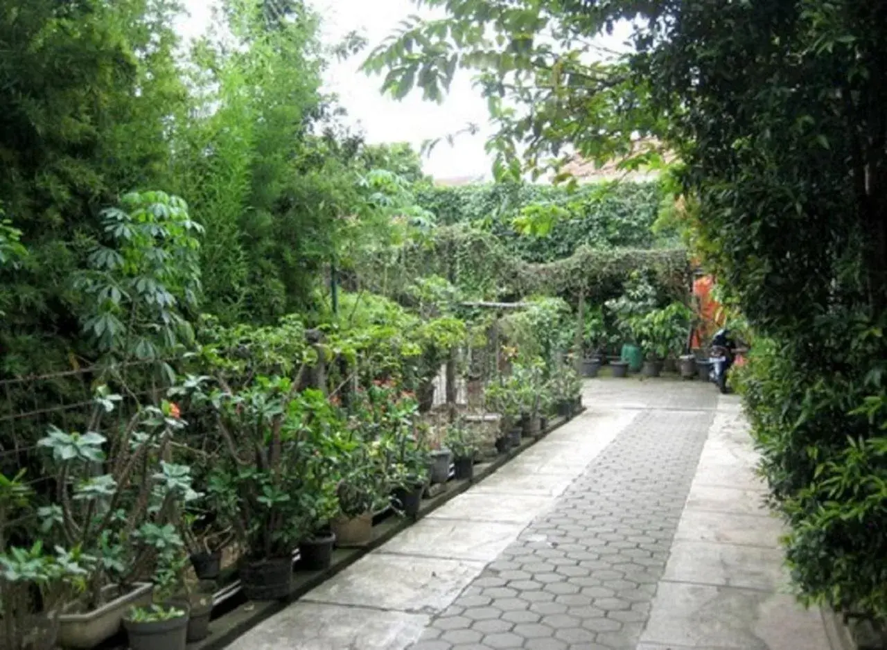 Property building, Garden in Orange Home Syariah