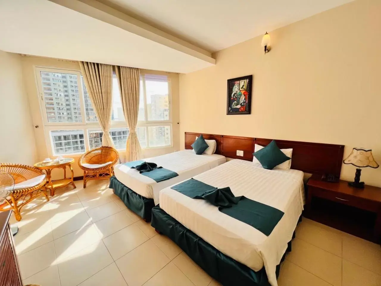 Double or Twin Room with Partial Sea View in The Coast Hotel Vung Tau Double or Twin Room with Partial Sea View in The Coast Hotel Vung Tau