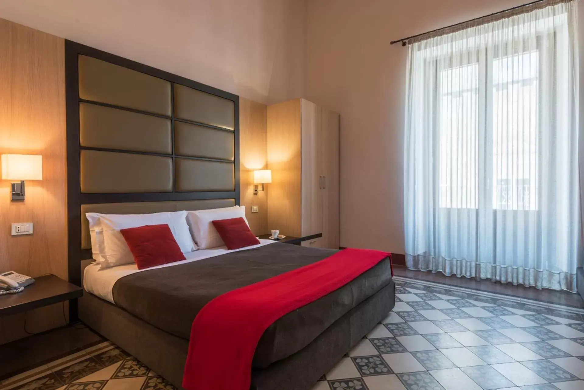 Bedroom in Hotel Vittorio Veneto