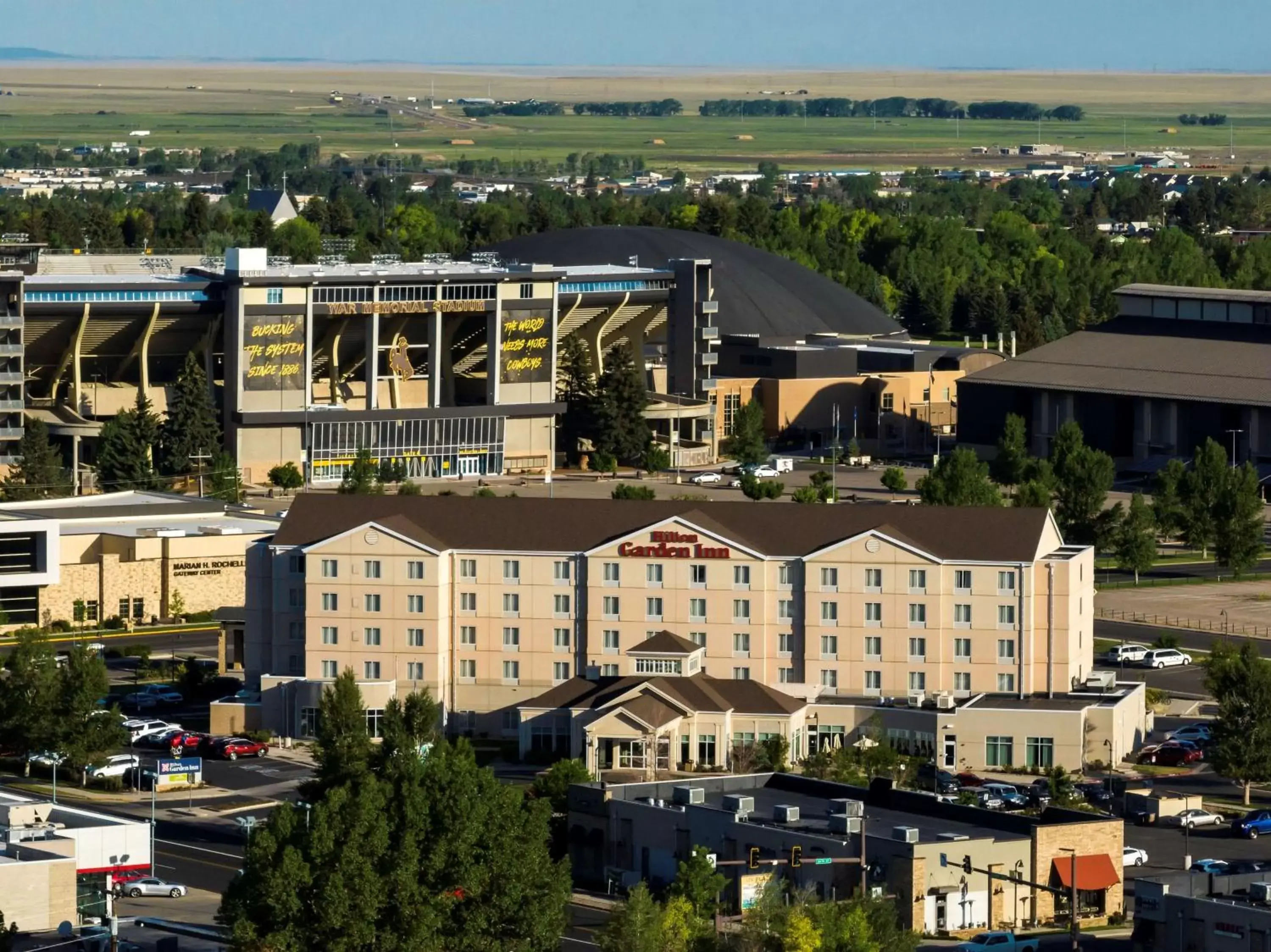 Property building, Bird's-eye View in Hilton Garden Inn Laramie