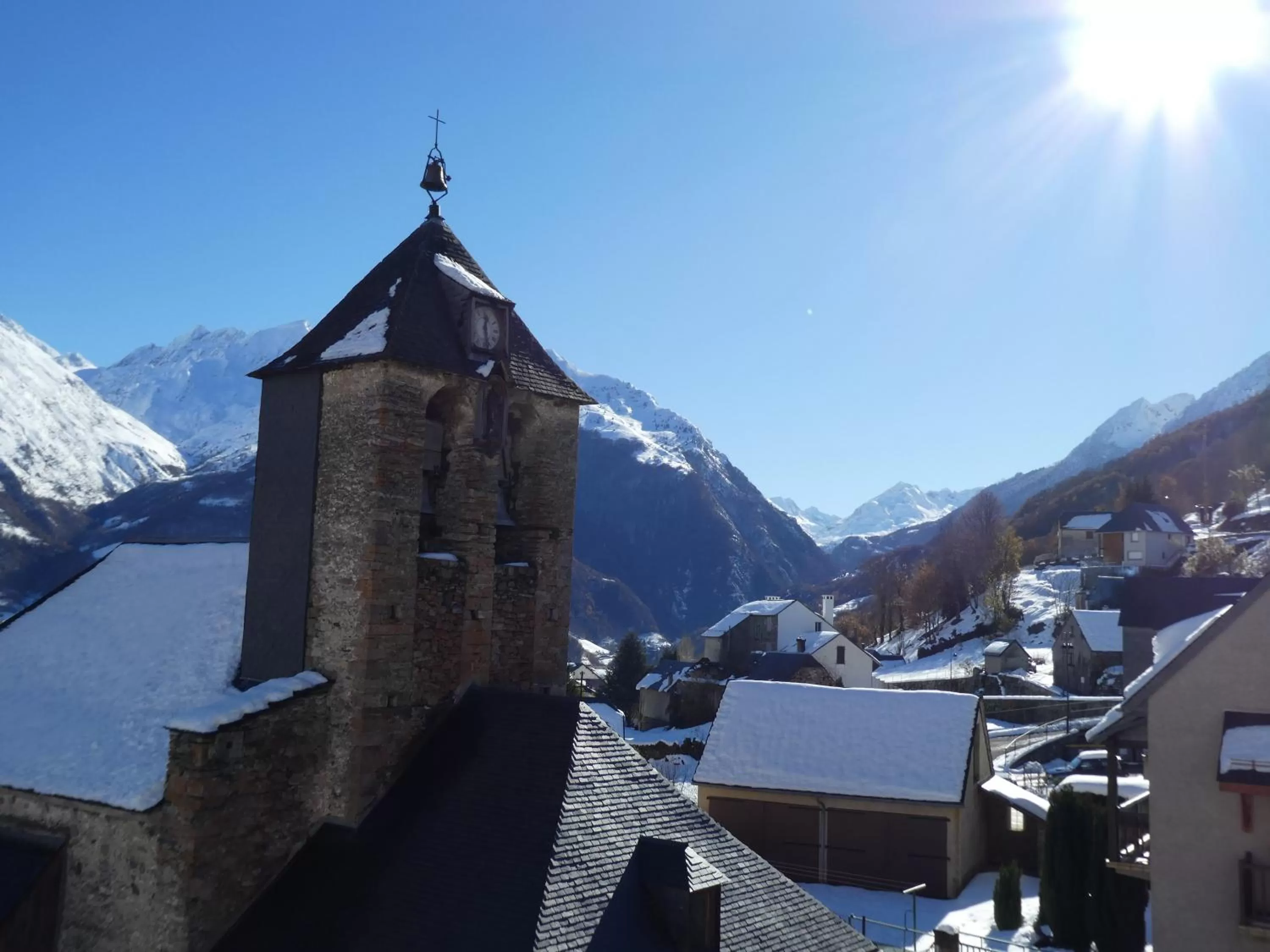 View (from property/room), Winter in Chalet Mina