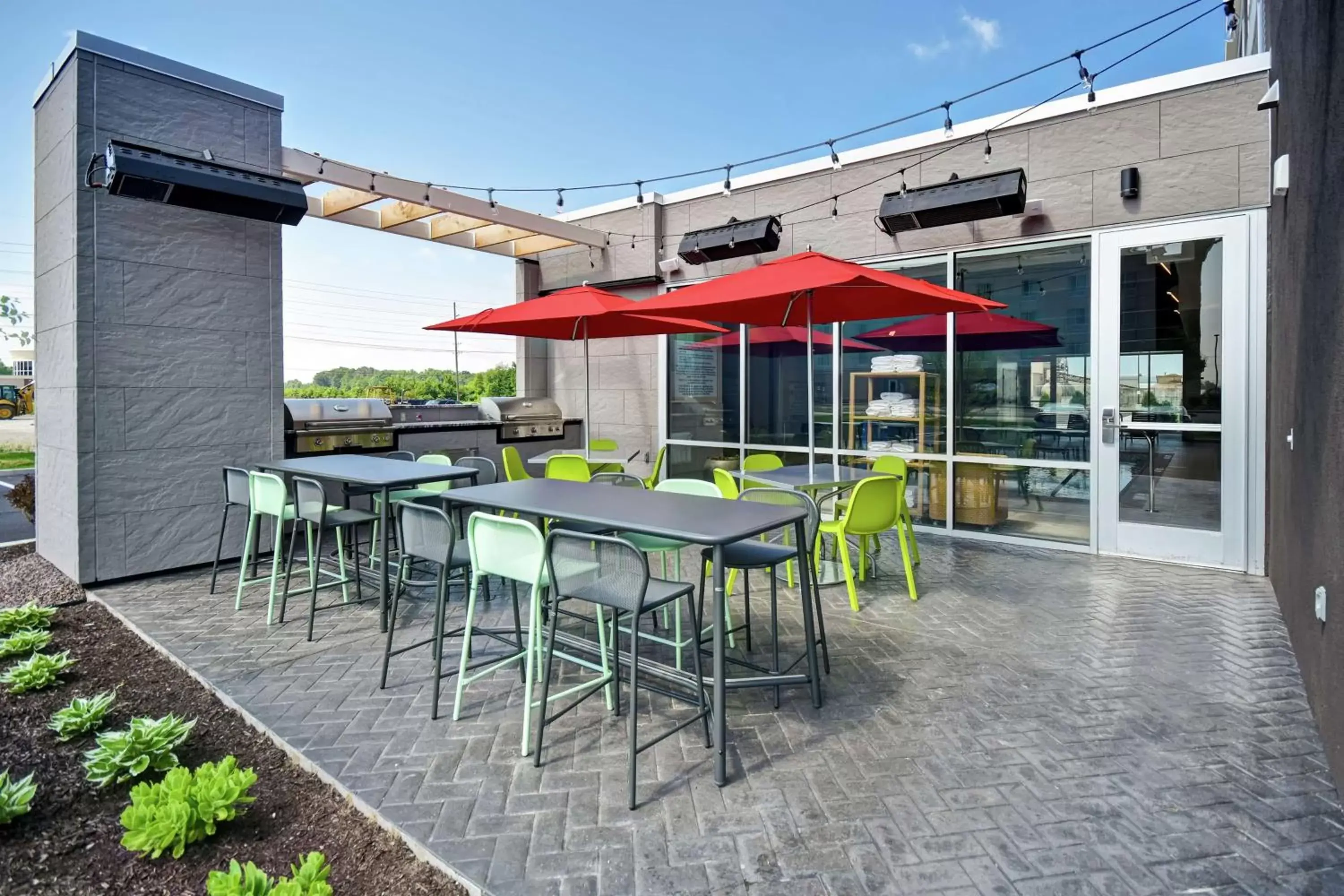 Patio in Home2 Suites By Hilton Terre Haute