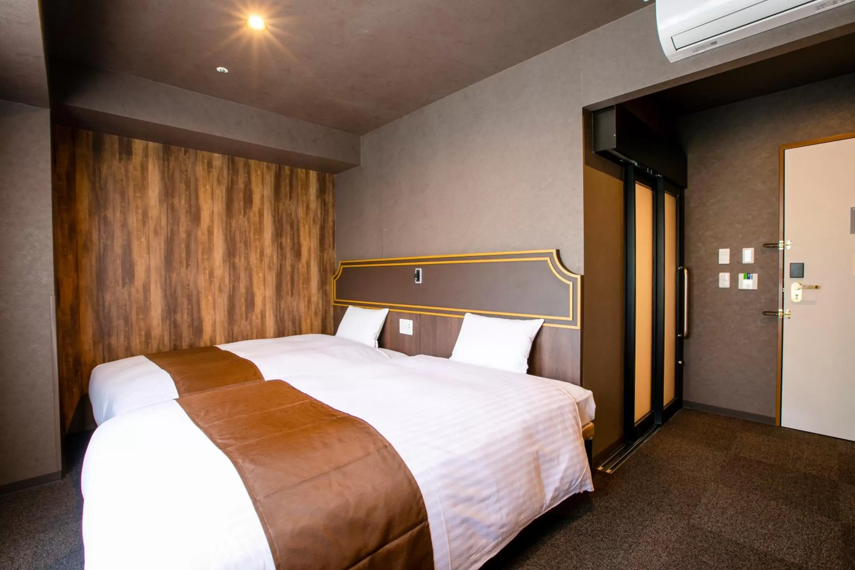 Bed in Hotel Wing International Select Kumamoto