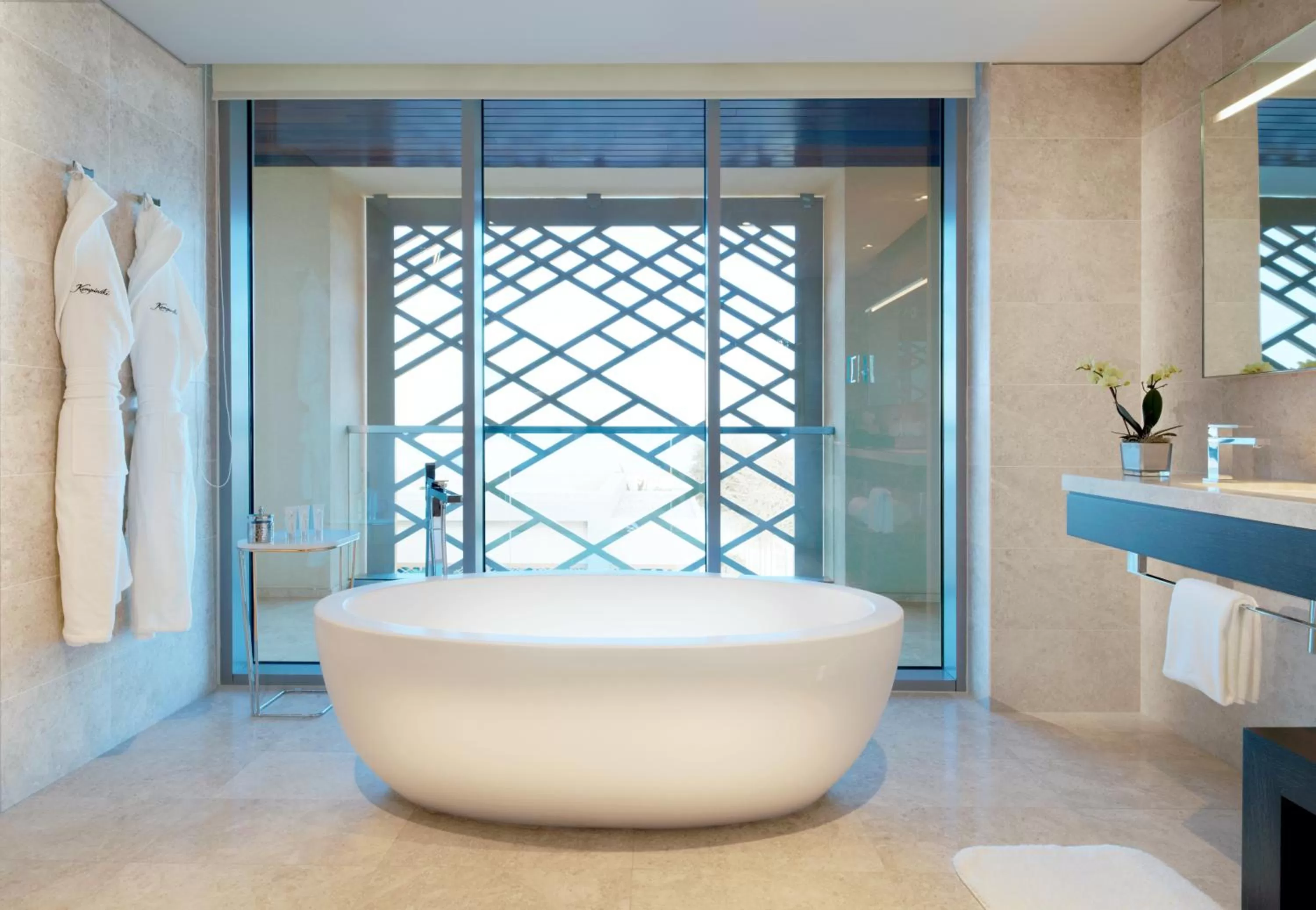Bathroom in Kempinski Hotel Muscat