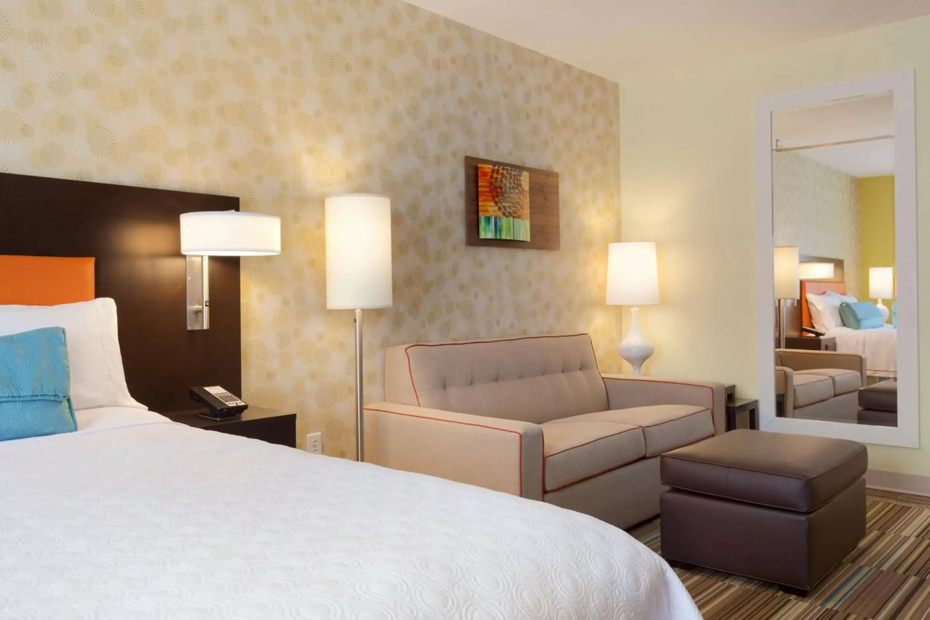 Bed in Home2 Suites by Hilton Champaign/Urbana Bed in Home2 Suites by Hilton Champaign/Urbana