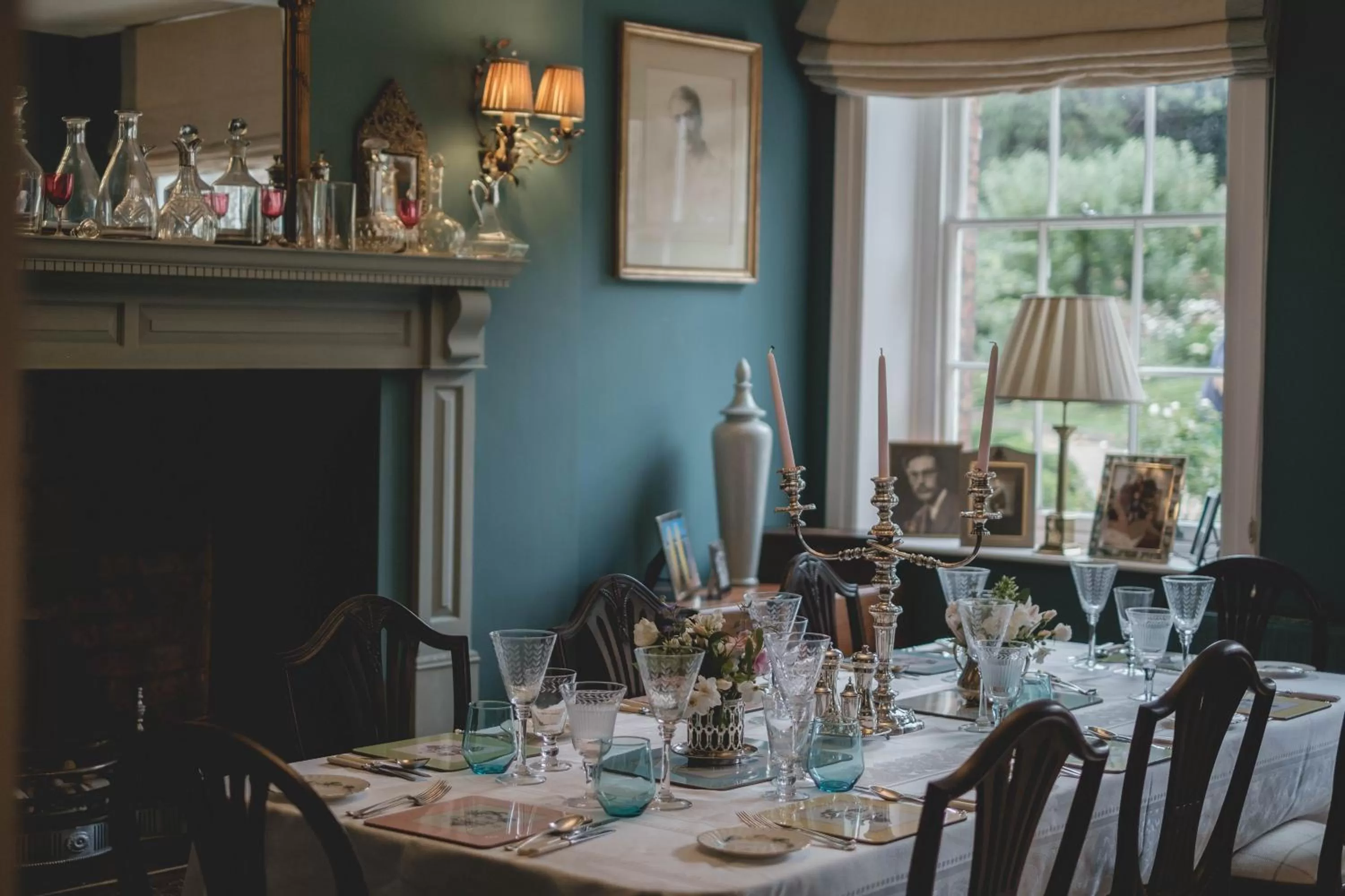 Dining area in Breedon Hall