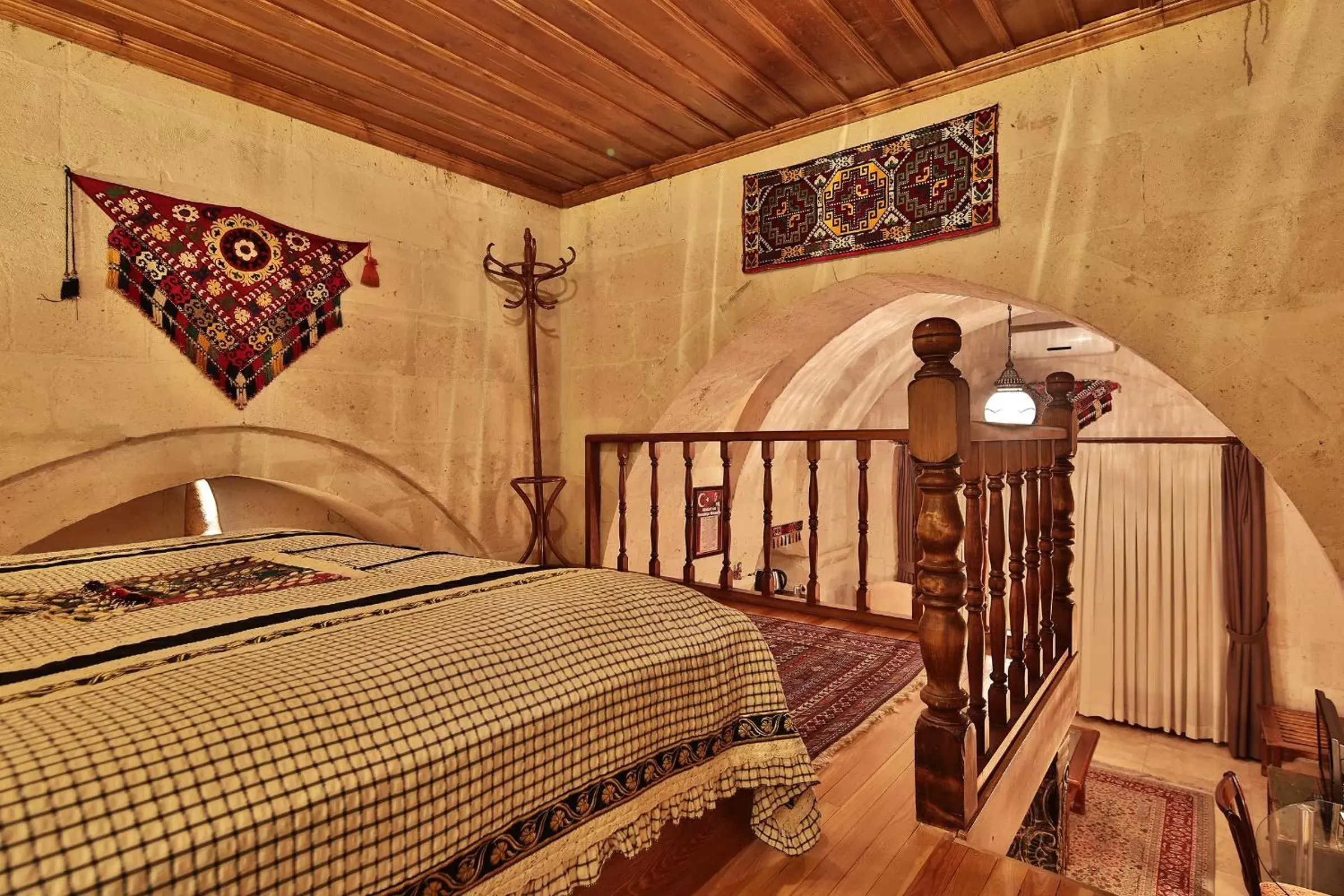 Bedroom, Bed in Cappadocia Cave Suites