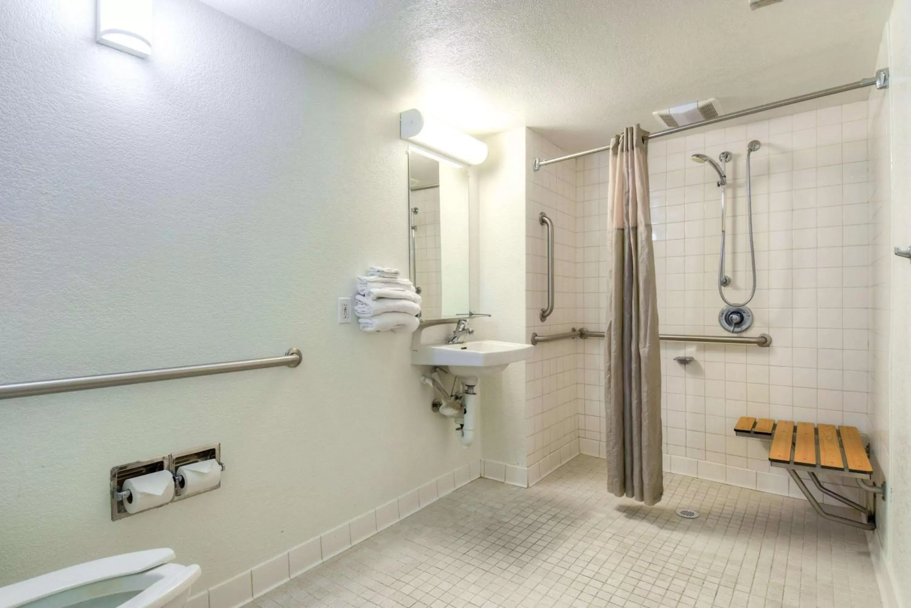 Shower, Bathroom in Motel 6-Pomona, CA - Los Angeles