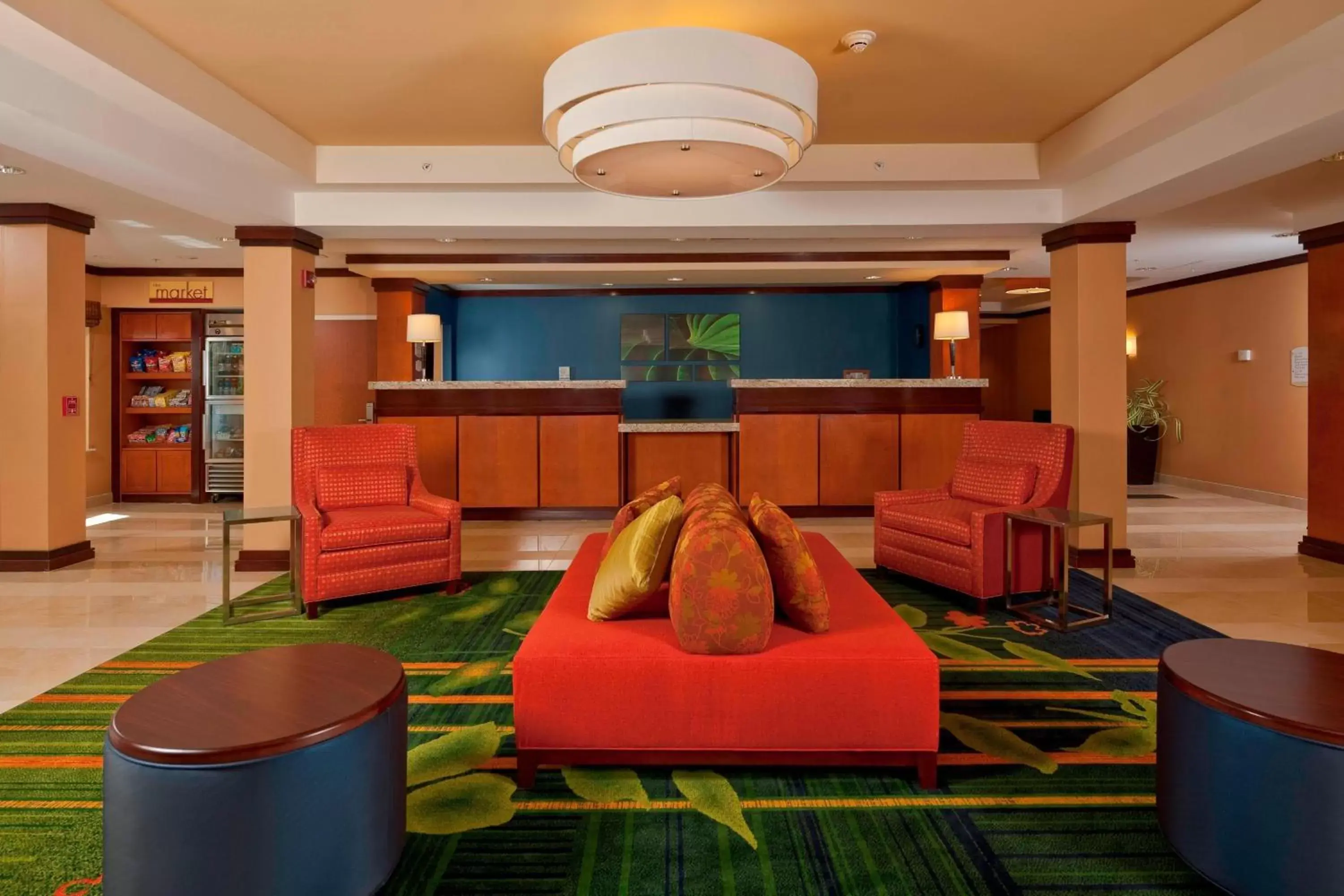Lobby or reception, Lobby/Reception in Fairfield Inn & Suites by Marriott Brunswick Freeport