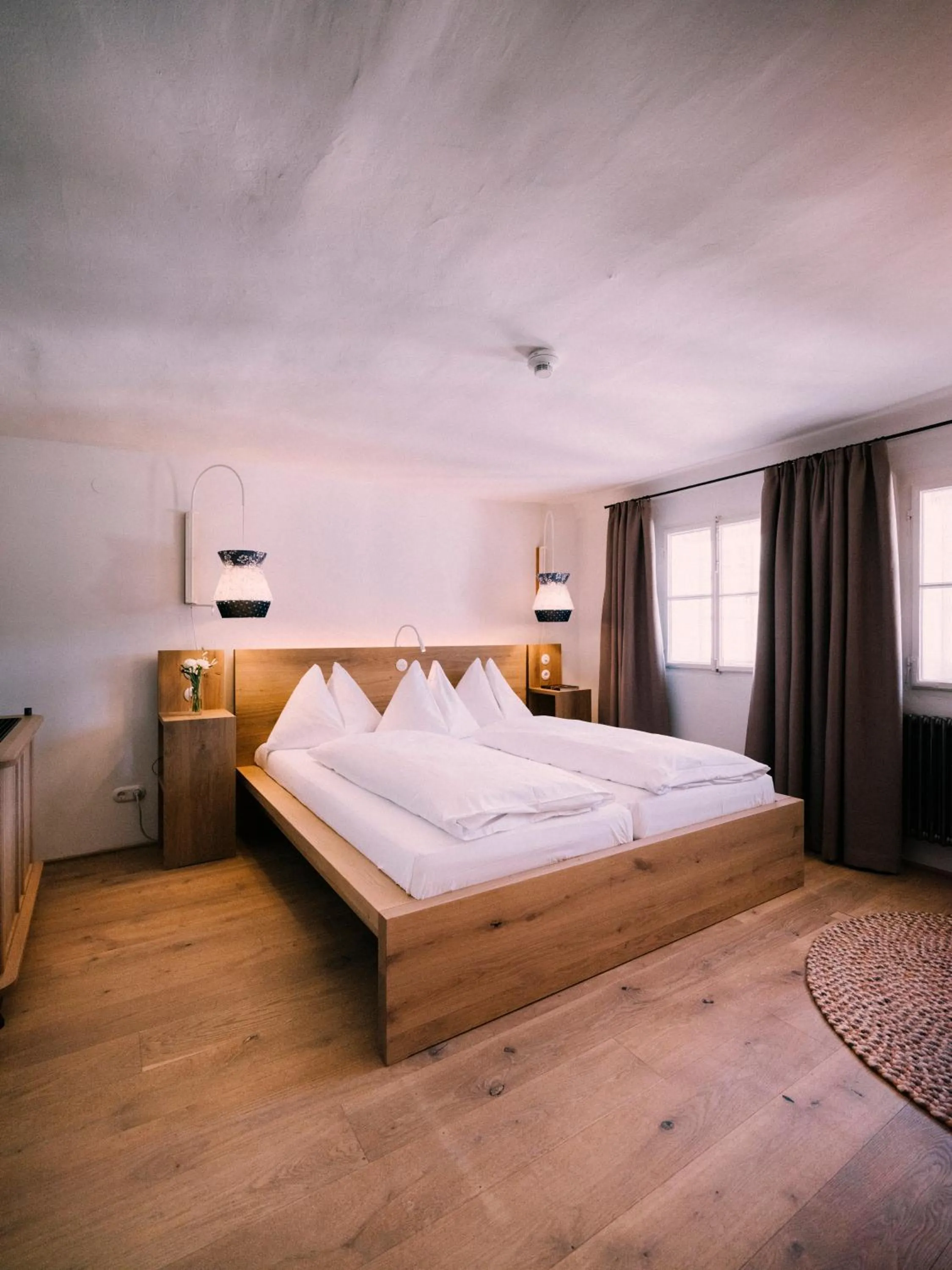 Bed in artHotel Blaue Gans