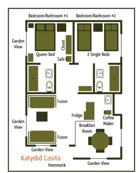 Floor Plan in Pura Vida Hotel