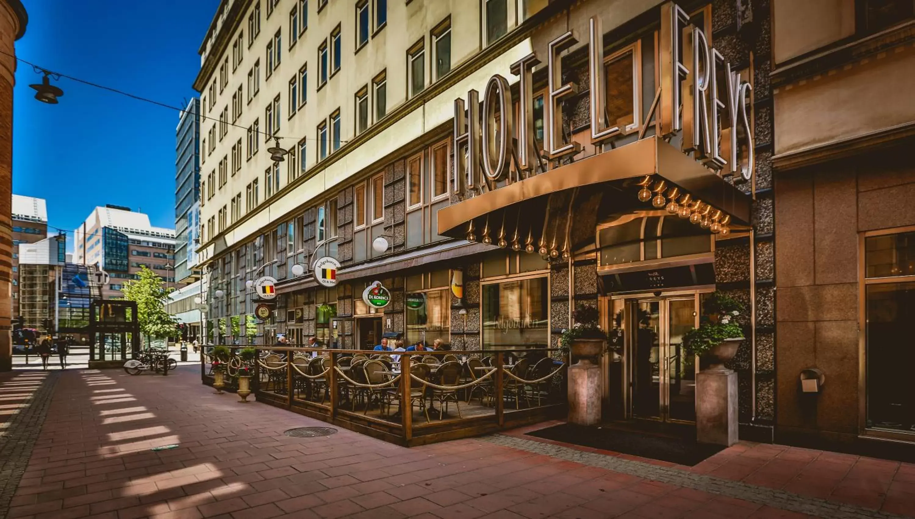 Patio in Freys Hotel