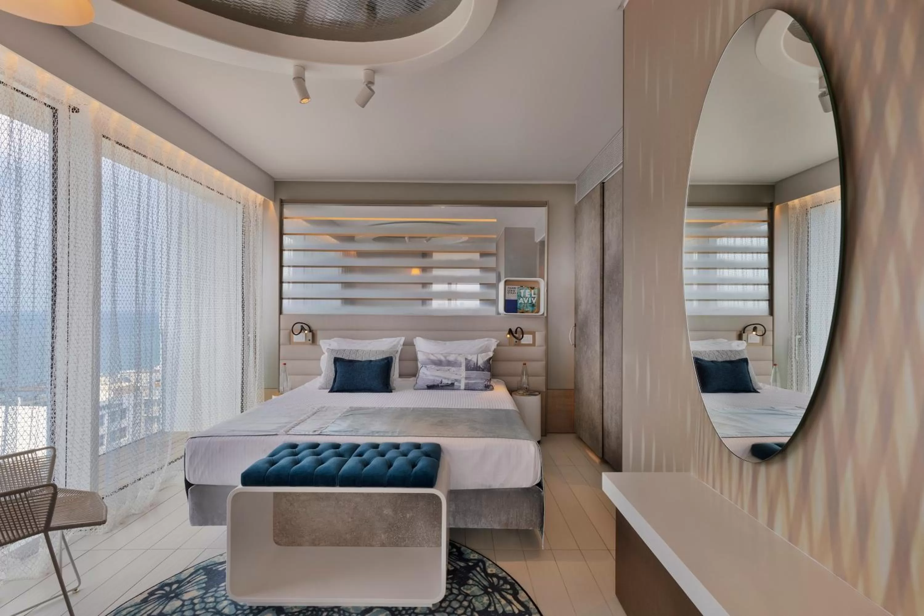 Bedroom, Bed in Port Tower by Isrotel Design