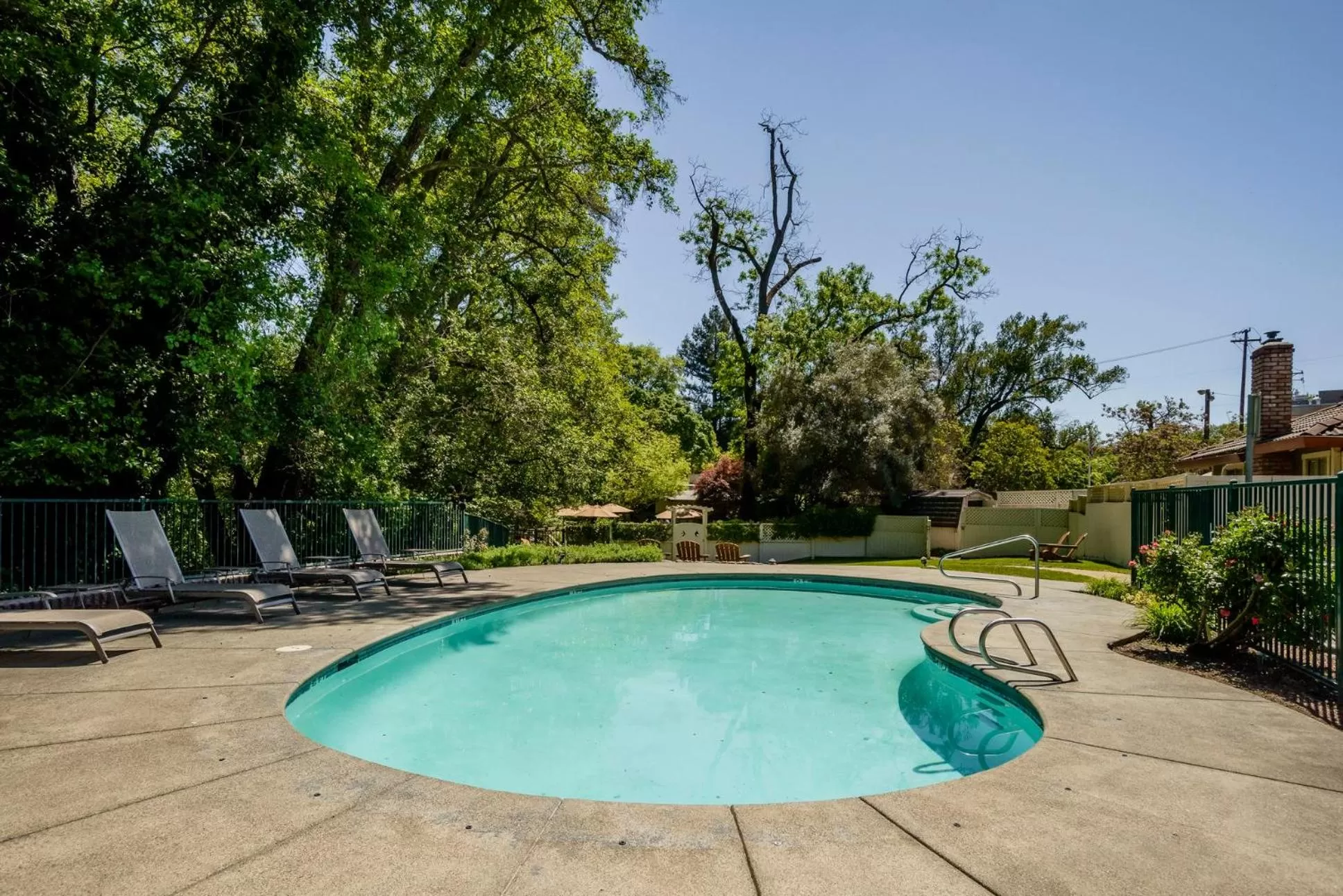 Swimming pool in The Jack London Lodge