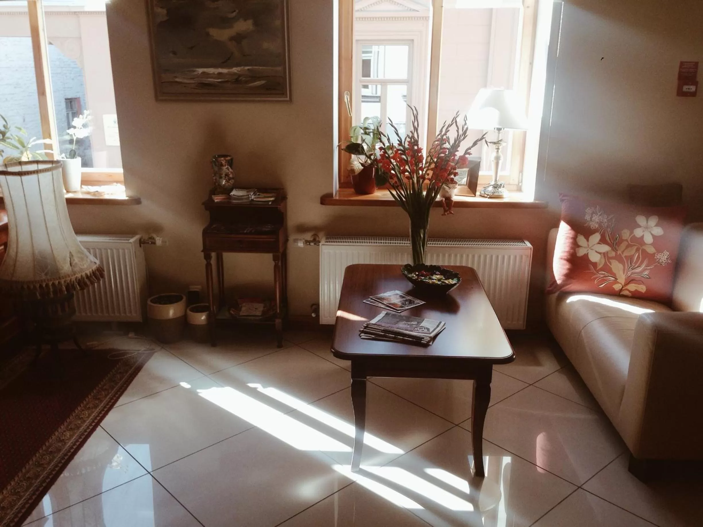 Lobby or reception in Hotel Vilhelmine