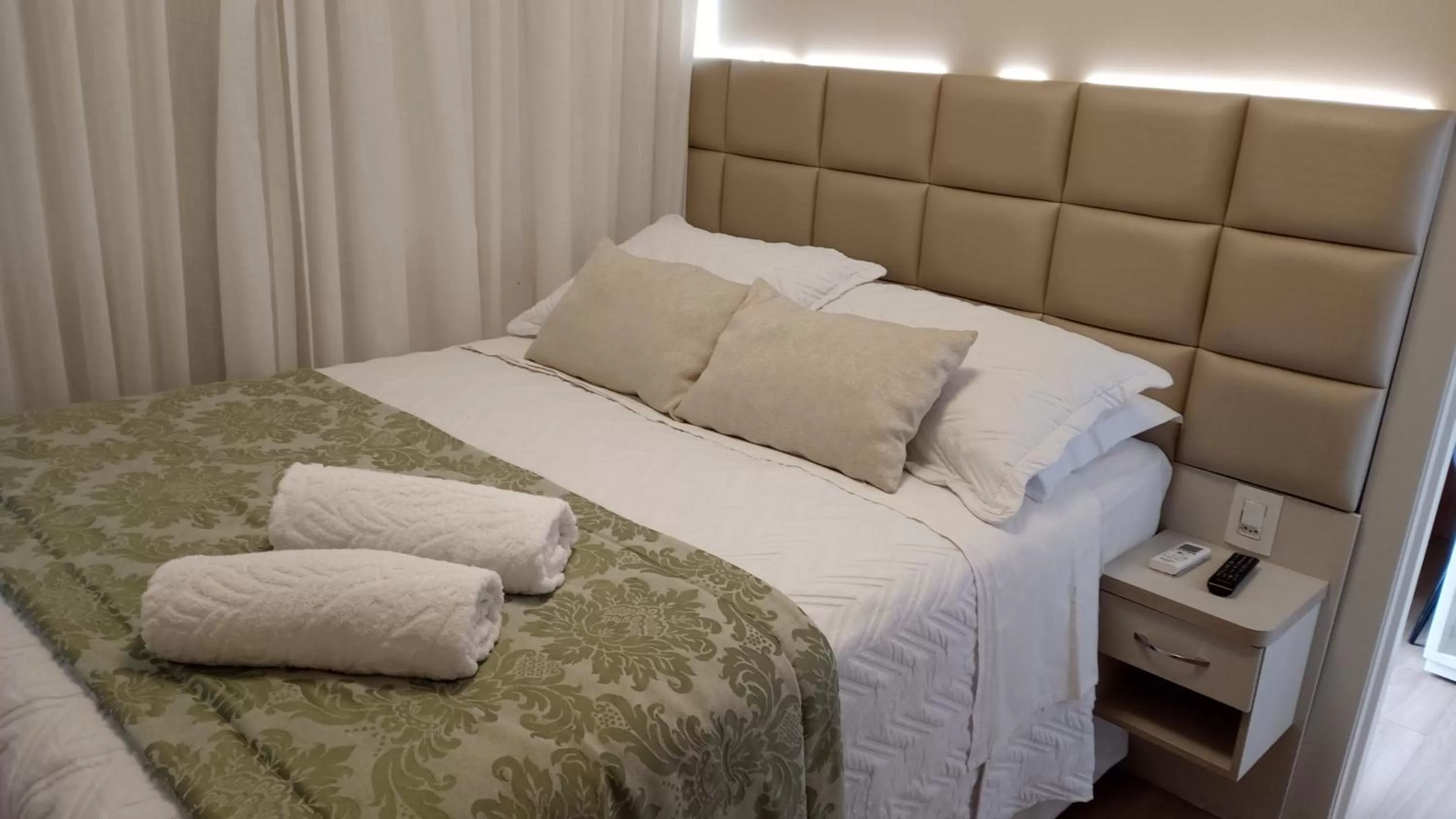 Bed in Apart Hotel Vista Azul - hospedagem nas montanhas