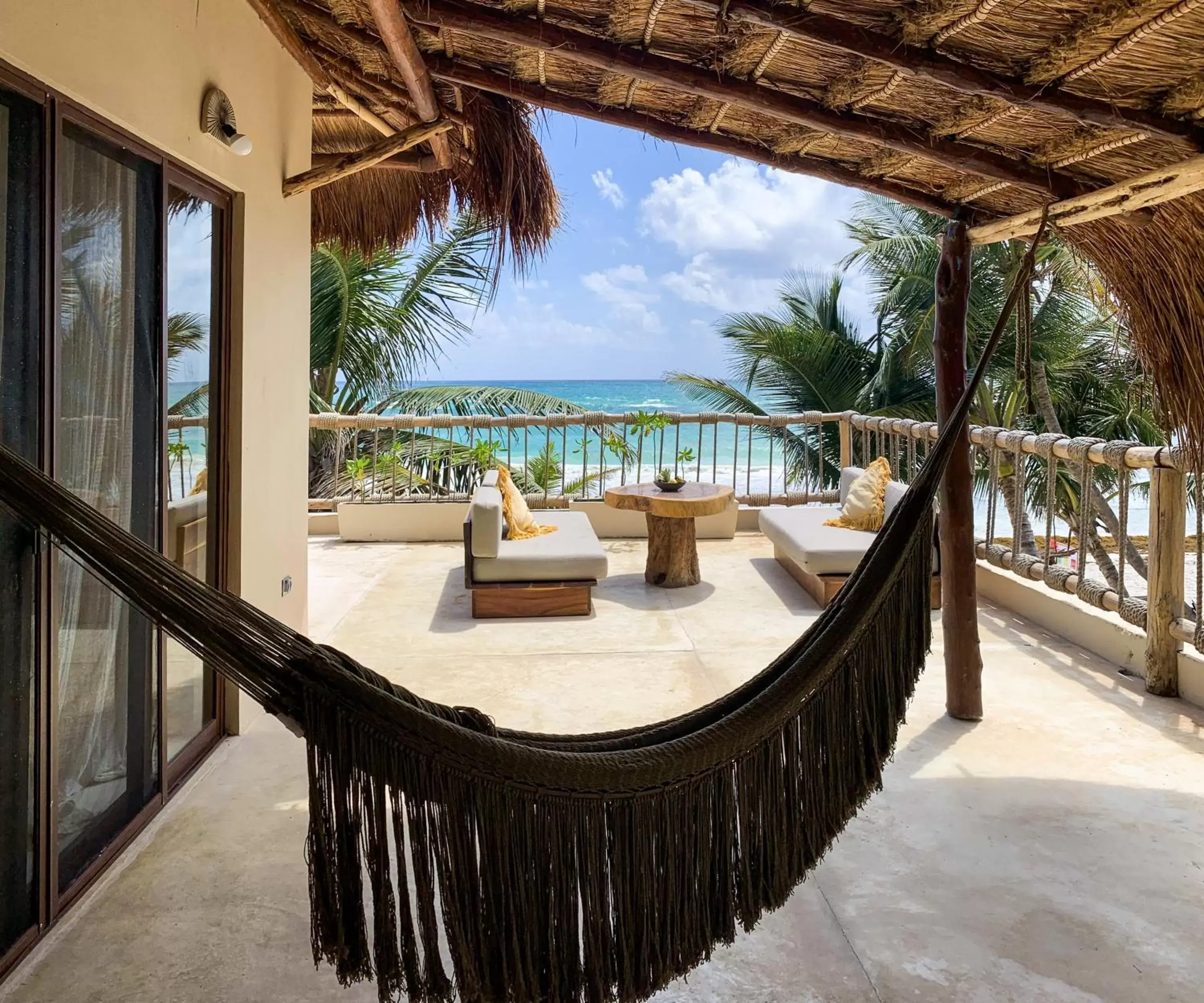 Balcony/Terrace in Dune Boutique Hotel located at the party zone