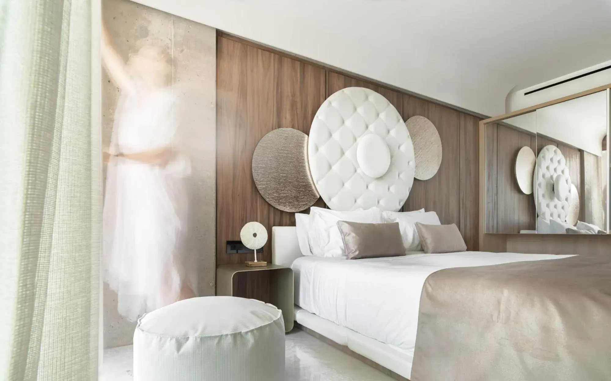 Bed in Nautilux Rethymno by Mage Hotels