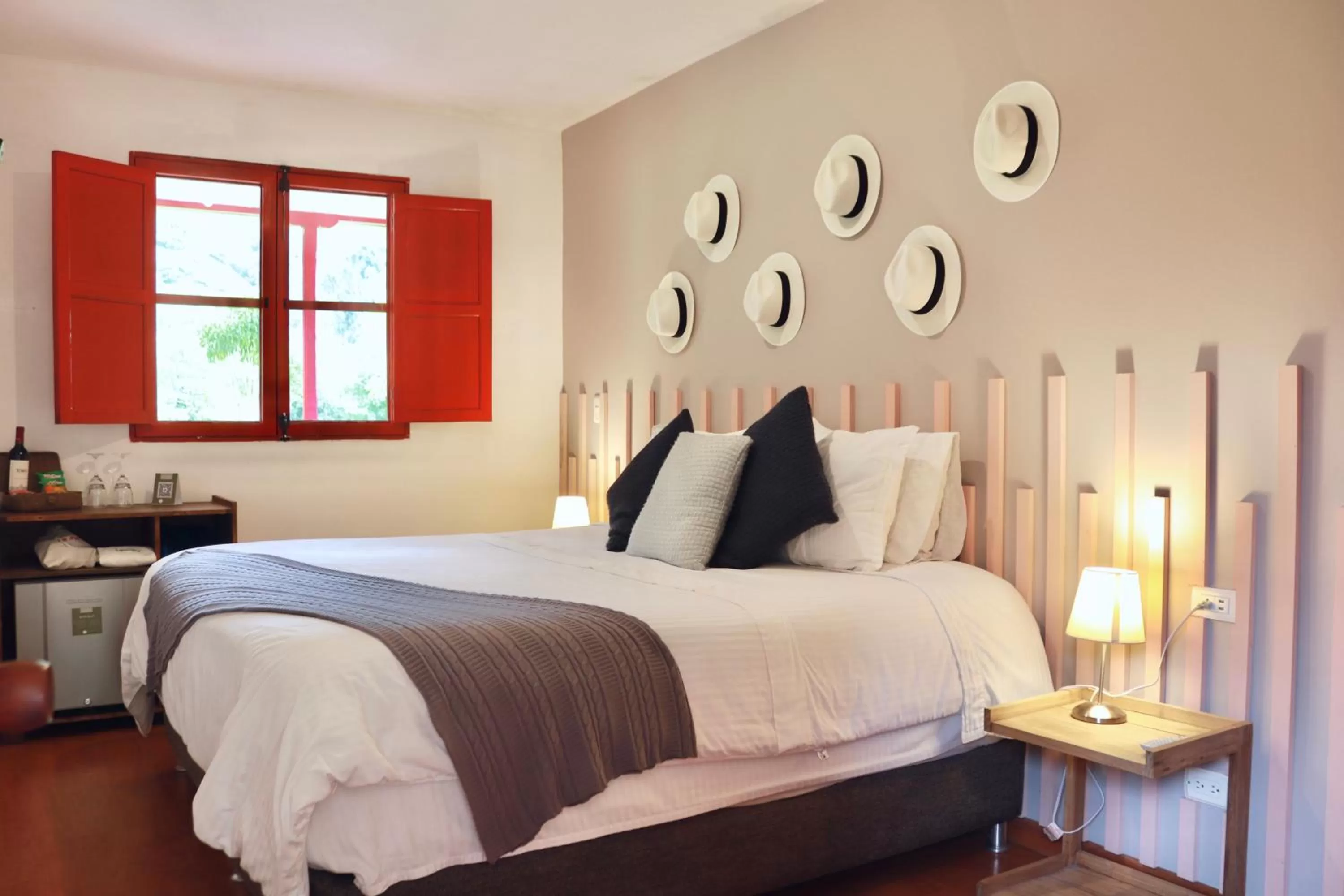 Photo of the whole room, Bed in La Cabaña Ecohotel - Valle del Cocora